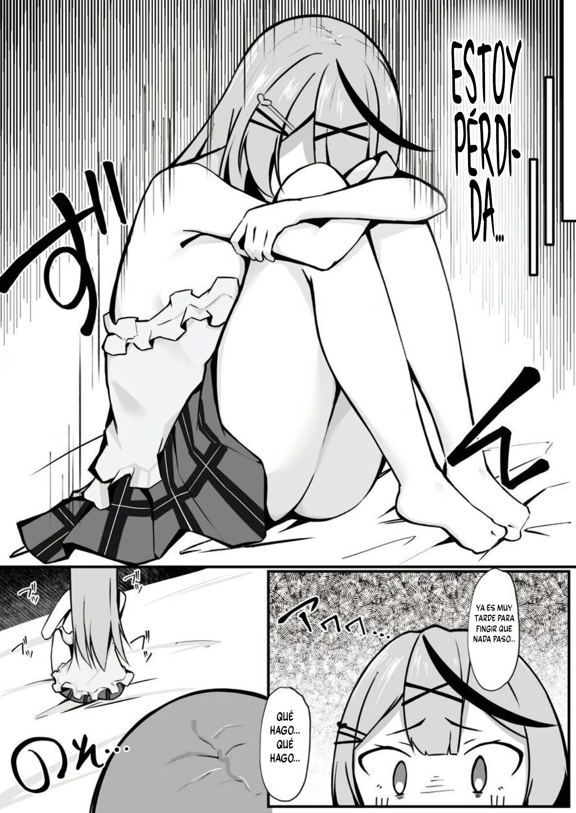 [Rarirurerowawon (Rururoriri)] Oshite Osotte Osowarete (Murasaki Shion, Sakamata Chloe) [Spanish] [INSOMNIA] [Digital] 画像番号 20