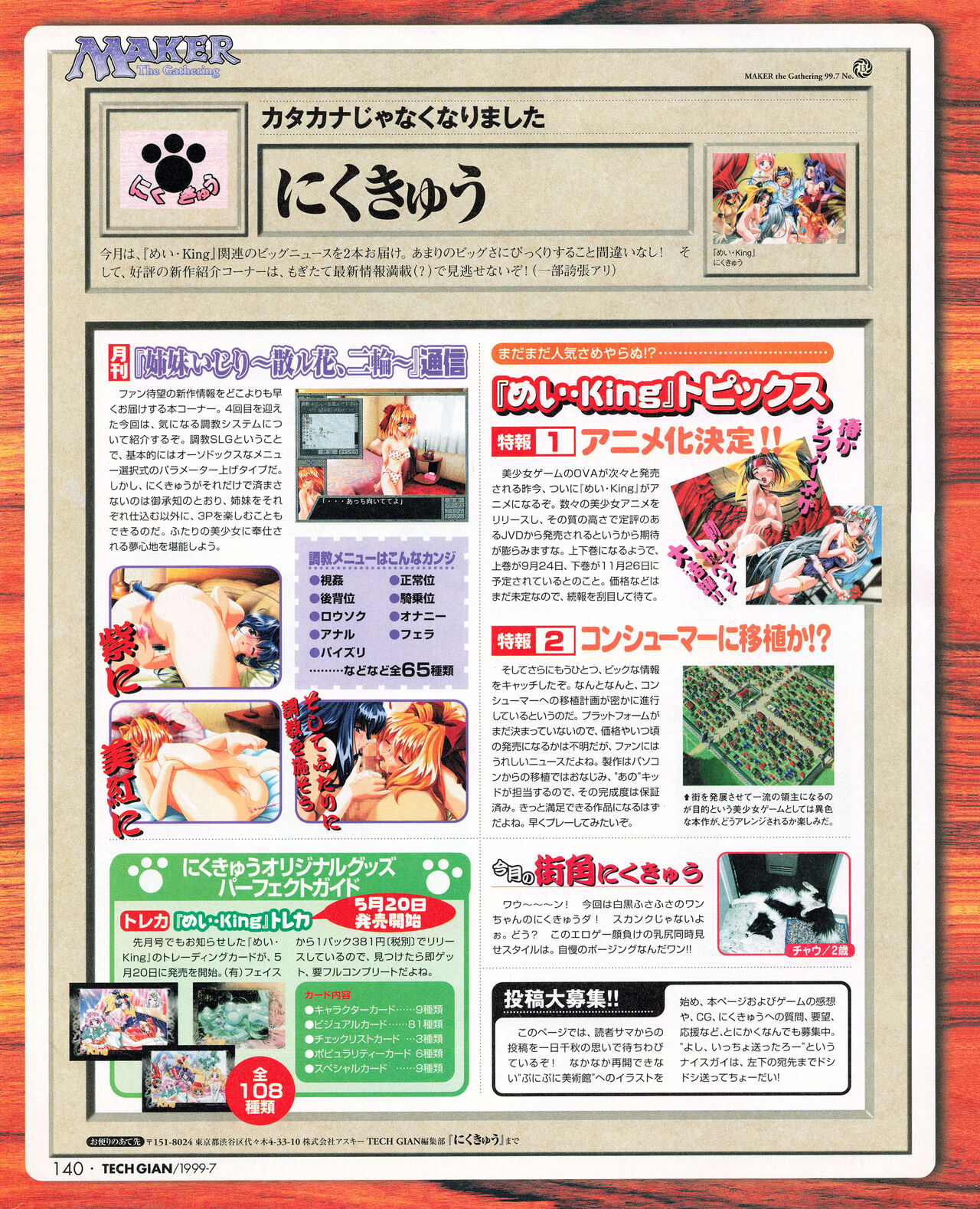 Tech Gian 033 (July 1999) 画像番号 138