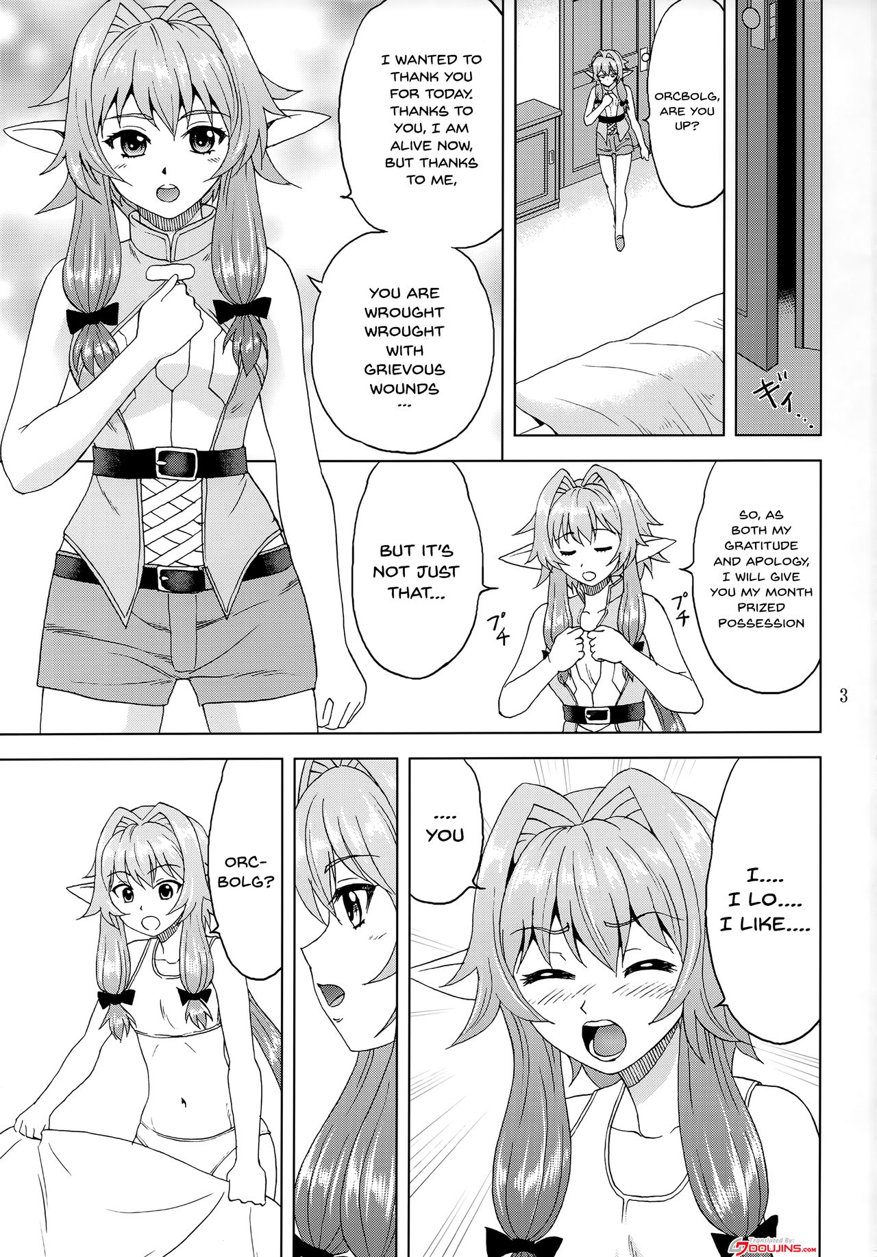 (COMIC1☆15) [YASRIN-DO (Yasu Rintarou)] Ko Onigoroshi o Iyashitai! | i want to heal a goblin slayer (Goblin Slayer) [English] {Doujins.com} 图片编号 2