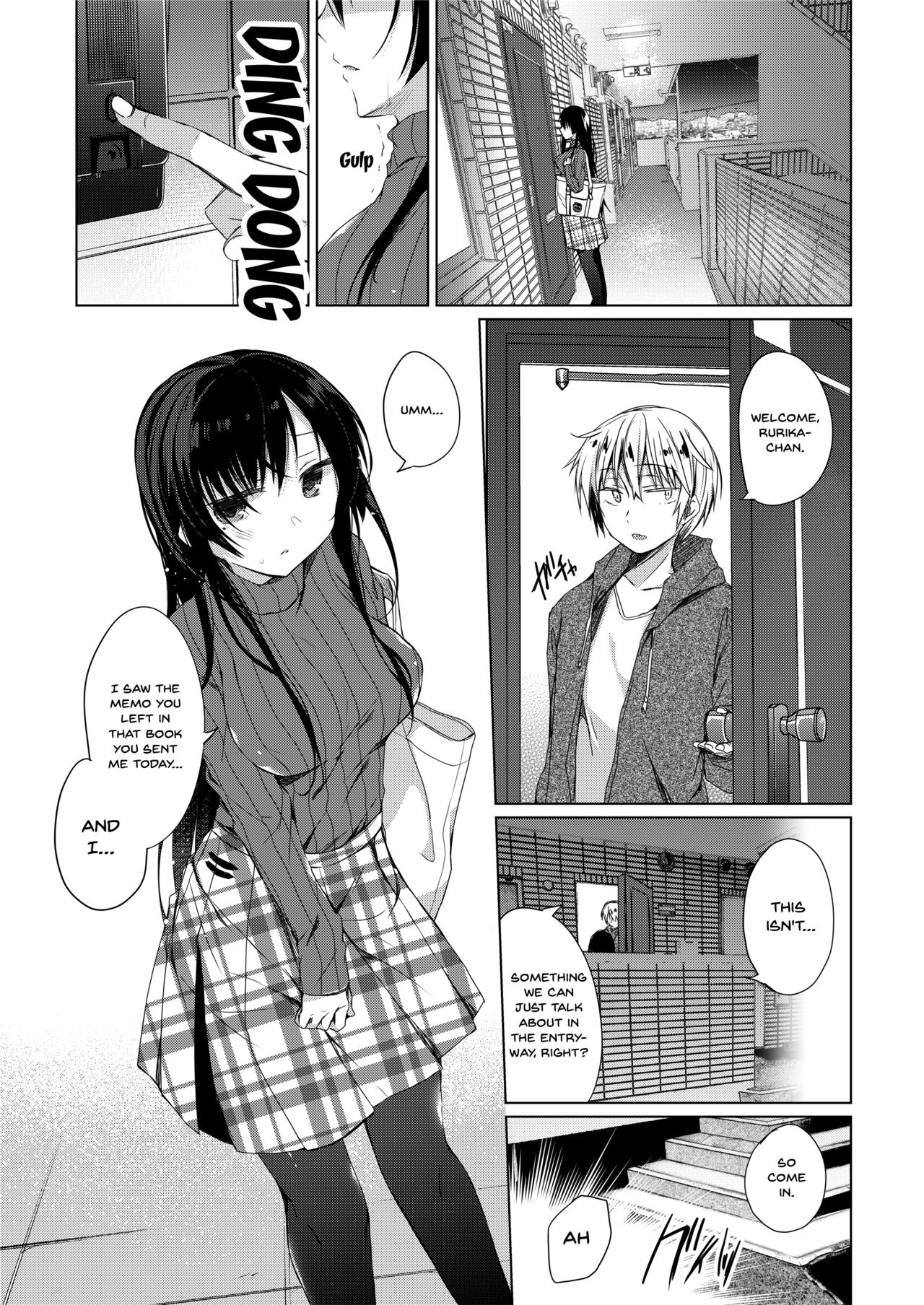 [Hirahira (Hirari)] Ero Doujin Sakka no Boku no Kanojo wa Uwaki nante Shinai. - She will never let me down. [English] {Doujins.com} [Digital] numero di immagine  12