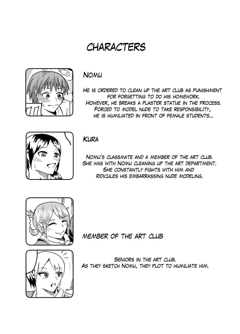 CFNM in nude model Bildnummer 2