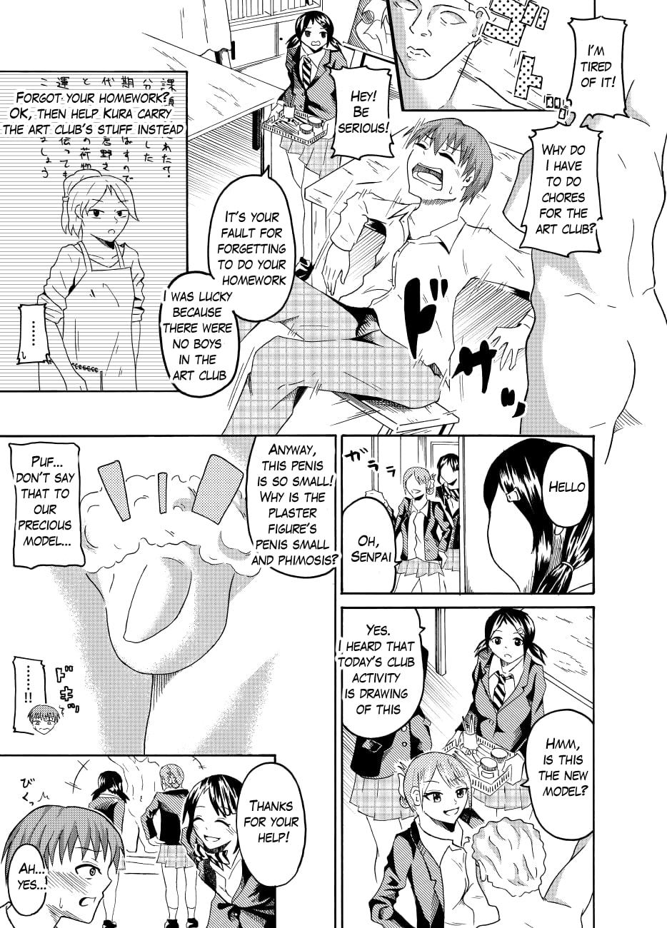 CFNM in nude model Bildnummer 3