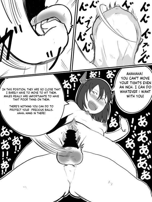 Monster Girl's ball kick (モンスター娘の金蹴り) Pixiv fanbox 画像番号 32