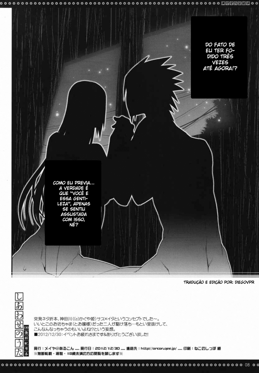 (C83) [Arcon (Meiya)] Shiawase no Uta C83 Muryou Haifu Bon (NARUTO) [Portuguese-BR] [DiegoVPR] 이미지 번호 8