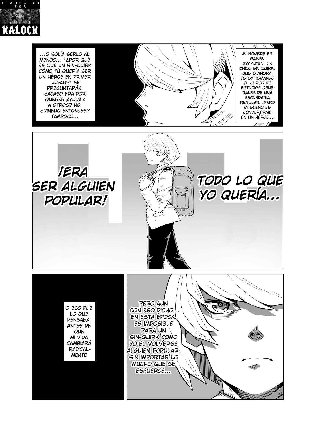 [Oekaki Kaki] Teisou Gyakuten no Hero Academia | Academia de Héroes & una Moralidad Invertida 1 (Boku no Hero Academia) (Spanish) [kalock] image number 1