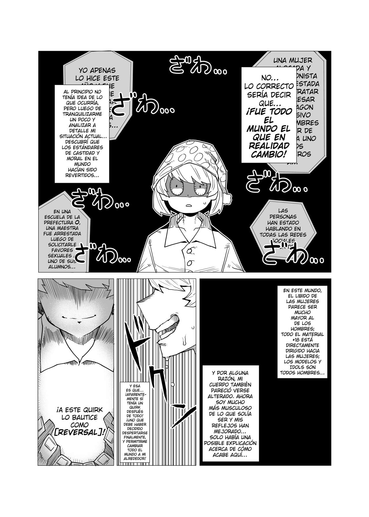 [Oekaki Kaki] Teisou Gyakuten no Hero Academia | Academia de Héroes & una Moralidad Invertida 1 (Boku no Hero Academia) (Spanish) [kalock] image number 2