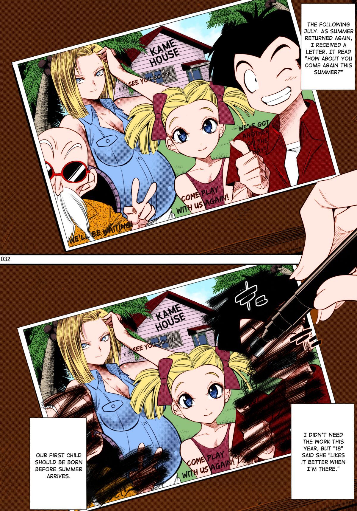 (C84) [Kaientai (Shuten Douji)] 18-gou ga Saimin de NTR-reru Hon | Android 18's Hypnosis NTR (Dragon Ball Z) [English] [Decensored] [Chocolate] [Nakitah] [Colorized] image number 31