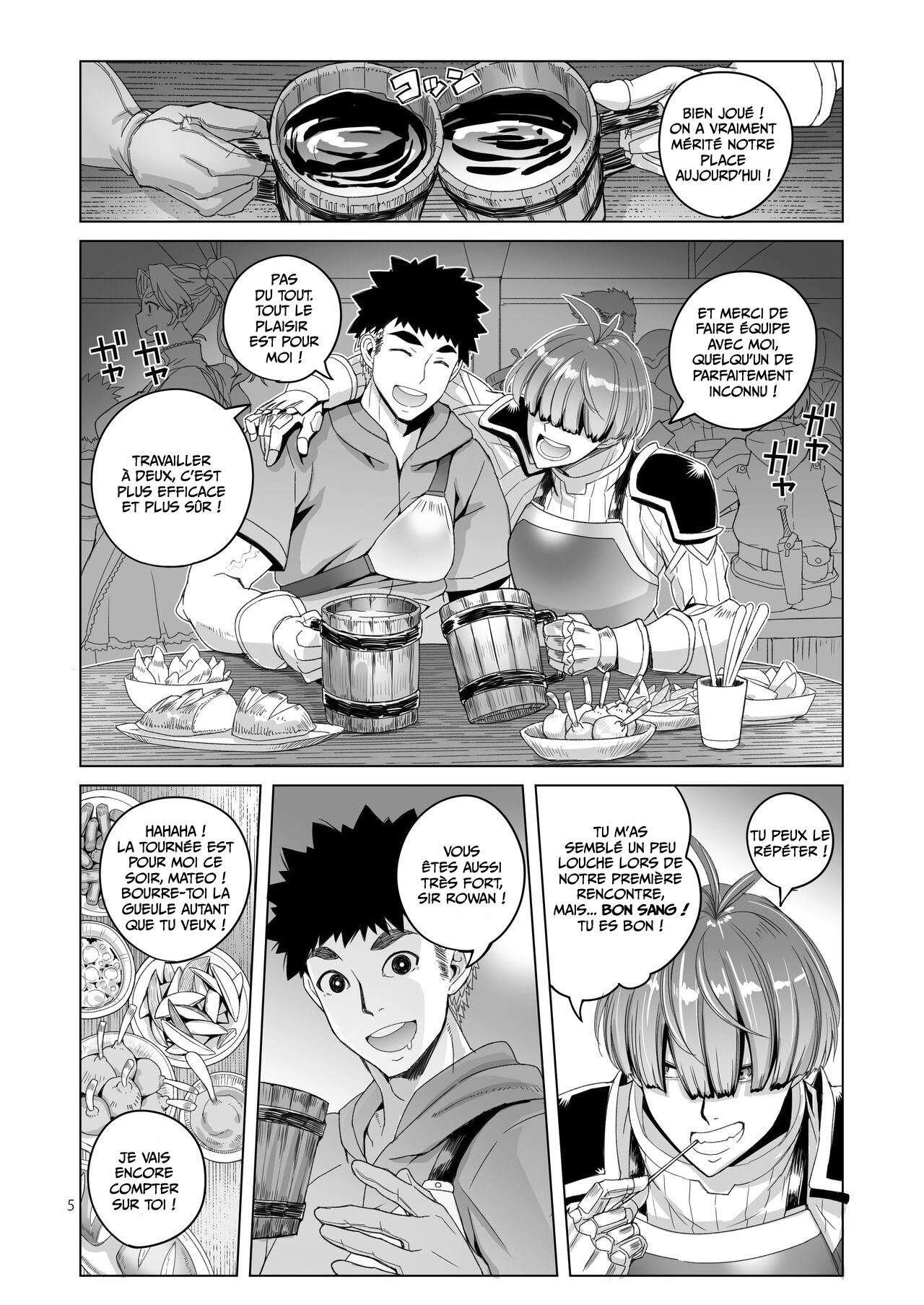 [Asaki Blog Branch Office (Asaki Takayuki)] Rouwan Nyokenshi wa Kakusenai | Rowan, L'Épéiste ne peut pas se Cacher [French] [L'Aile-ou-la-Cuisse-Trad] [Digital] 画像番号 4