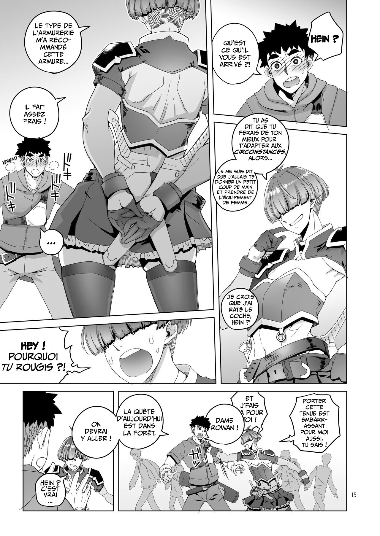 [Asaki Blog Branch Office (Asaki Takayuki)] Rouwan Nyokenshi wa Kakusenai | Rowan, L'Épéiste ne peut pas se Cacher [French] [L'Aile-ou-la-Cuisse-Trad] [Digital] 画像番号 14