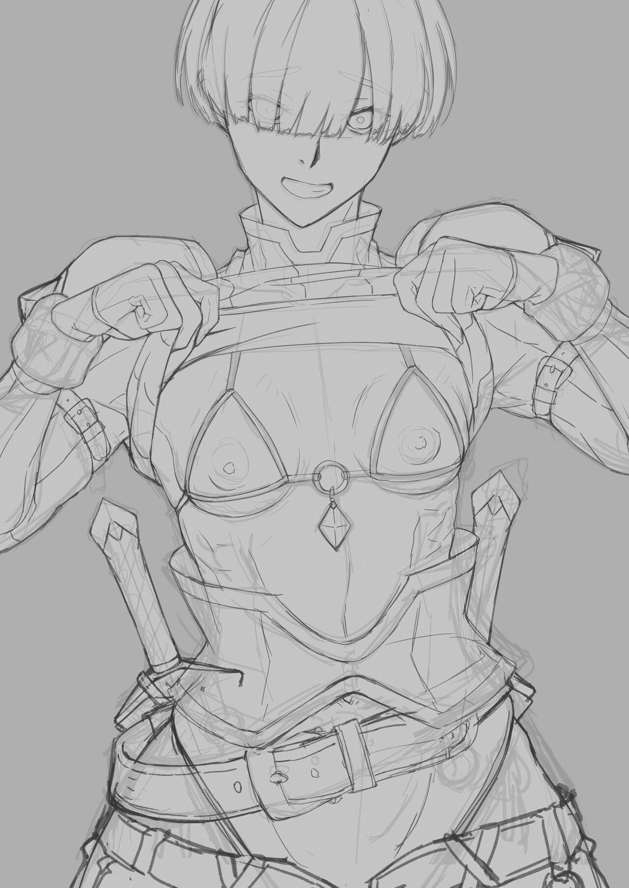 [Asaki Blog Branch Office (Asaki Takayuki)] Rouwan Nyokenshi wa Kakusenai | Rowan, L'Épéiste ne peut pas se Cacher [French] [L'Aile-ou-la-Cuisse-Trad] [Digital] 画像番号 33