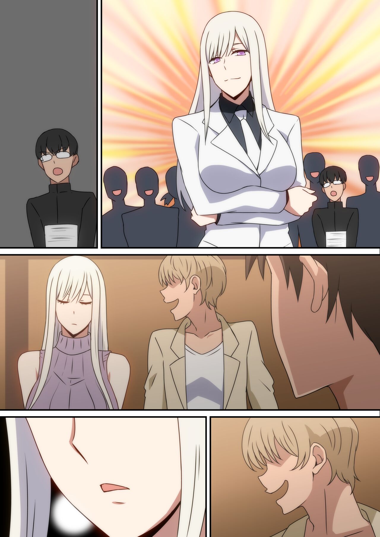 [Harahera] Gakusei no Toki Akogare datta Seitokaichou to Goukon de Saikai Shita Hanashi 图片编号 24