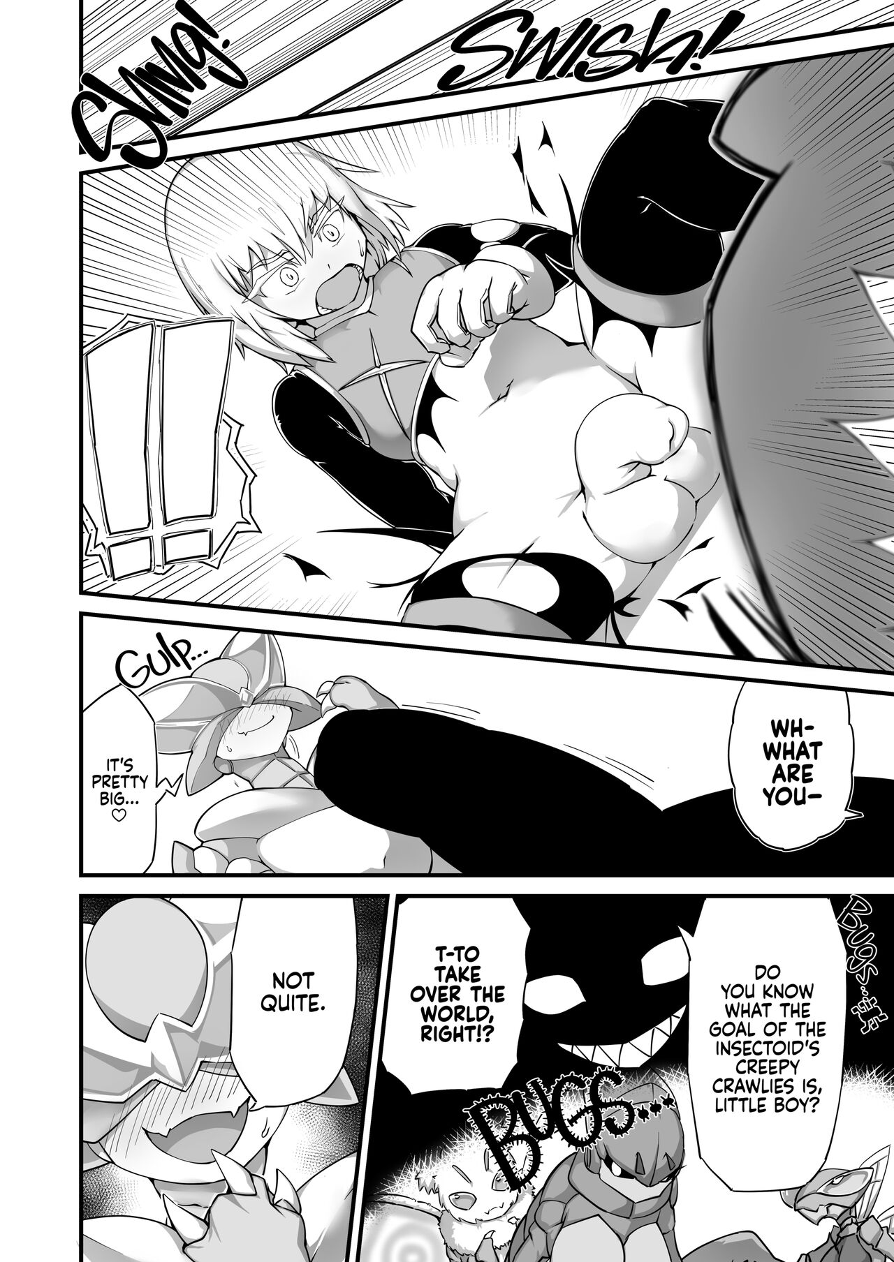 [Zettaizetumei no Yamagoya (Zettaizetumei)] Hero Haiboku!? Kamakiri Kaijin no Wana!! |The Hero Fails!? The Mantis Monster’s Trap! [English] [2d-market.com] [Decensored] [Digital] 图片编号 3