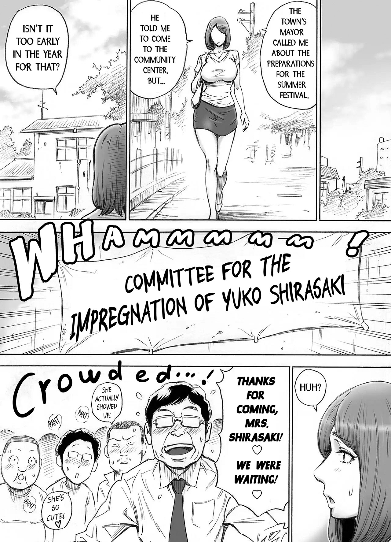 [DT Koubou (DAIGO)] Aka-chan ga Hoshii Hitozuma o Chounai Minna de Haramaseyou | Let The Whole Town Impregnate A Wife Who Wants A Child [English] изображение № 5