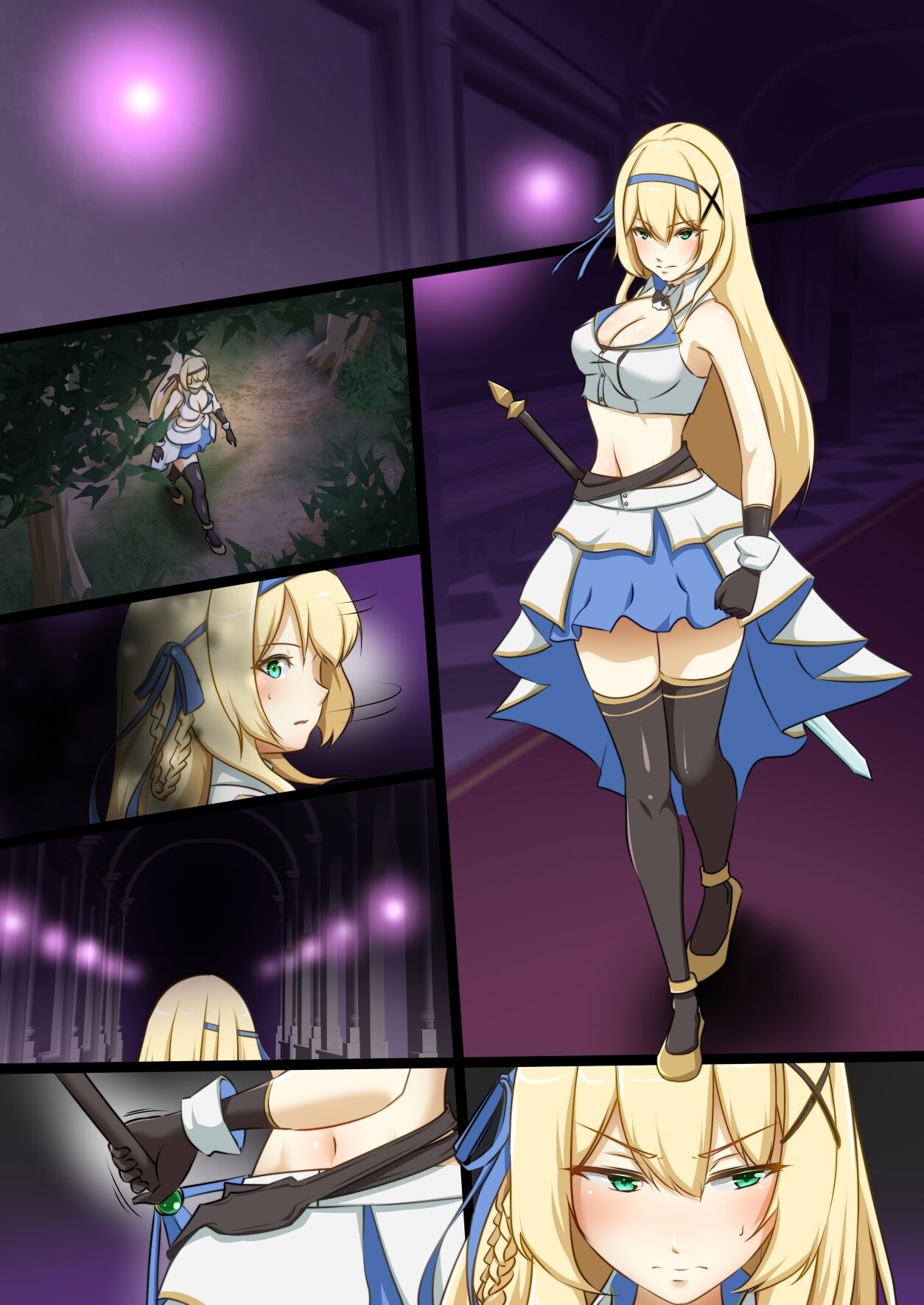 [聖華快楽書店 (エルトリア、でゅう)] 公主骑士与色色敌人战斗并败北的故事 画像番号 37