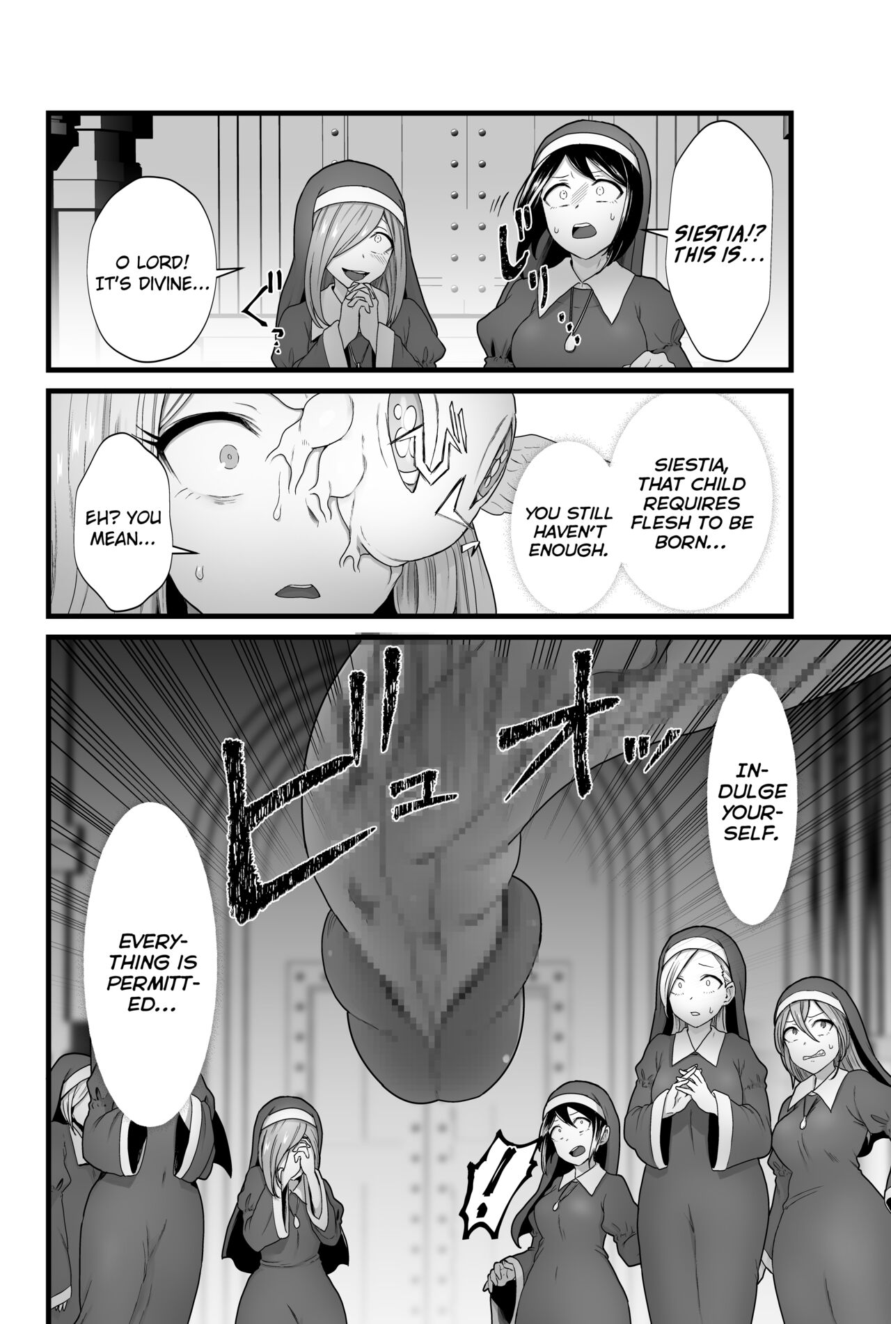 [kitsunekopandanuki (pandanuki)] Kisei Seijo Shiesutia | Parasitized Nun Siestia [English] {brolen} [Digital] image number 33