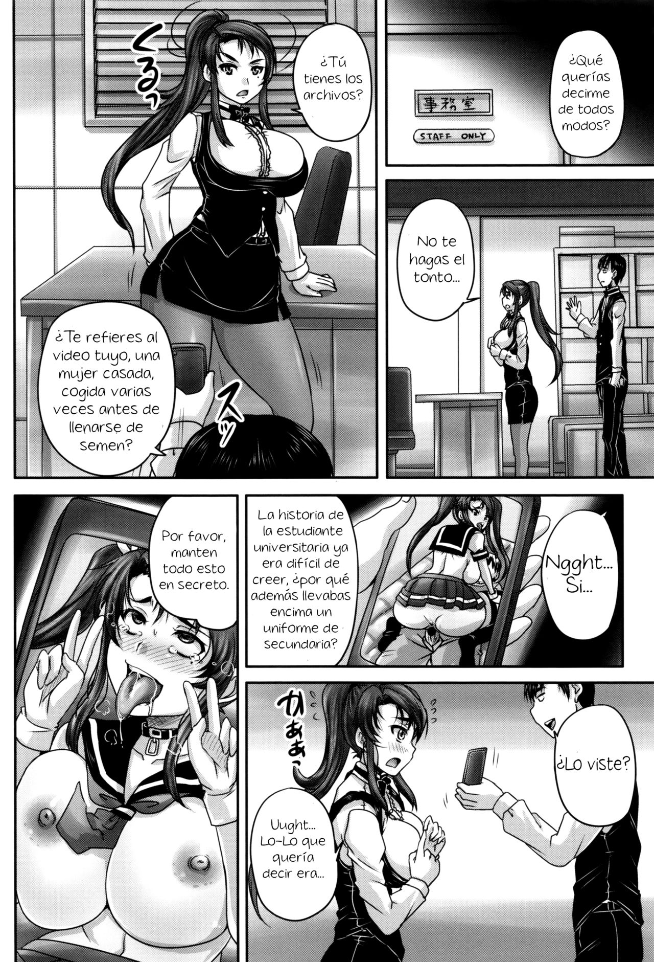 [Nozarashi Satoru] Kissa Hitozuma Nikudorei - Married Meat Slave Cafe Ch. 2 [Spanish] [El mago de las MILFS] imagen número 8