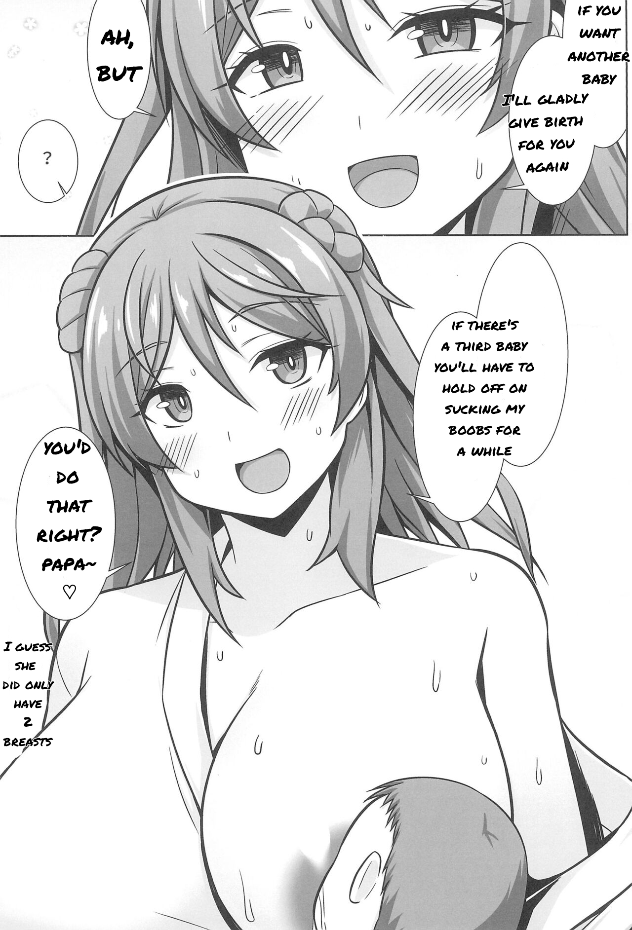 (C102) [Shirotaruto (Kamiba Kotaru)] Urakaze-chan ga Ippai Bonyuu Ecchi Shite Shussan Shite kureru Hon (Kantai Collection -KanColle-) [English] [Decensored] imagen número 35