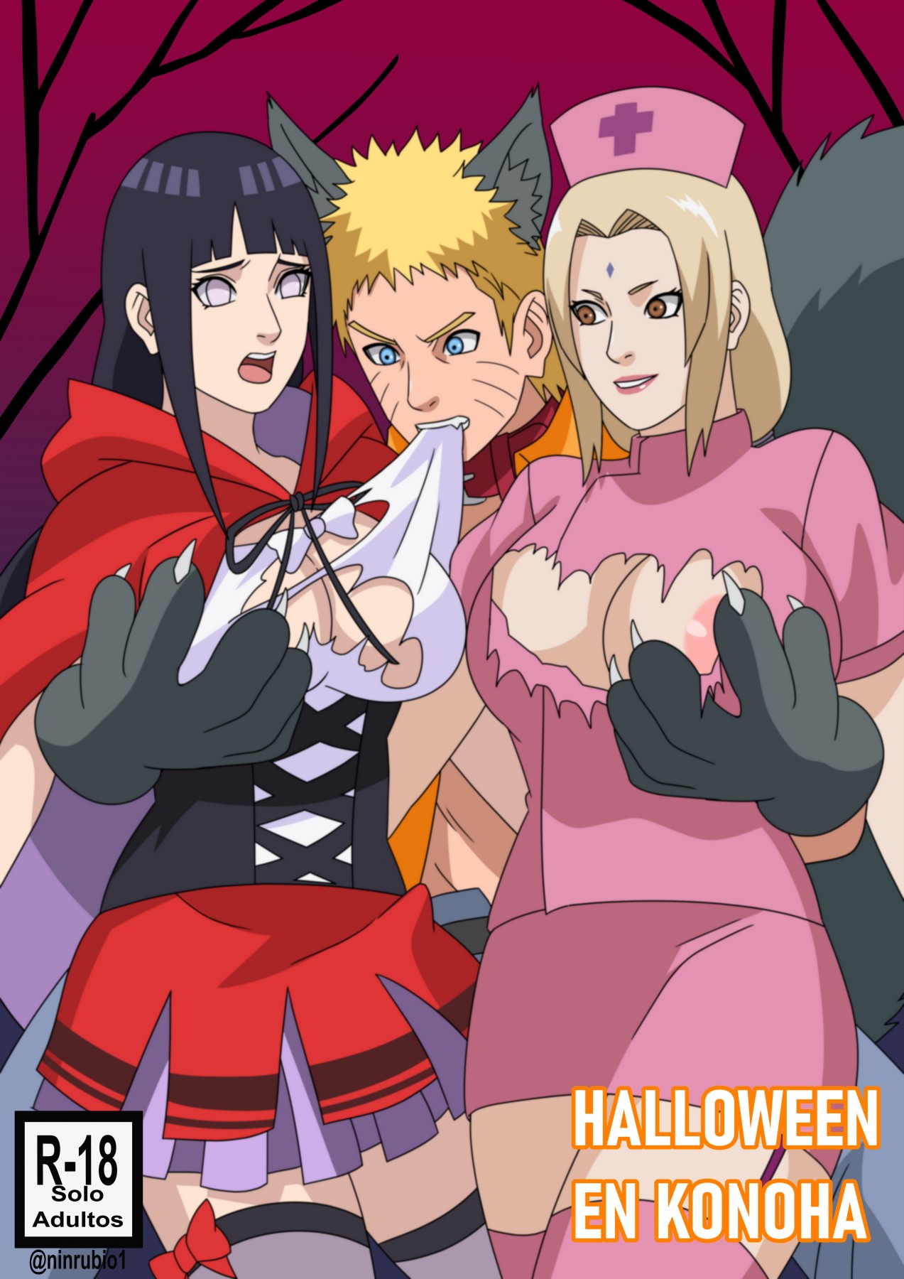 [NinRubio)] halloween at konoha (Naruto) 画像番号 1