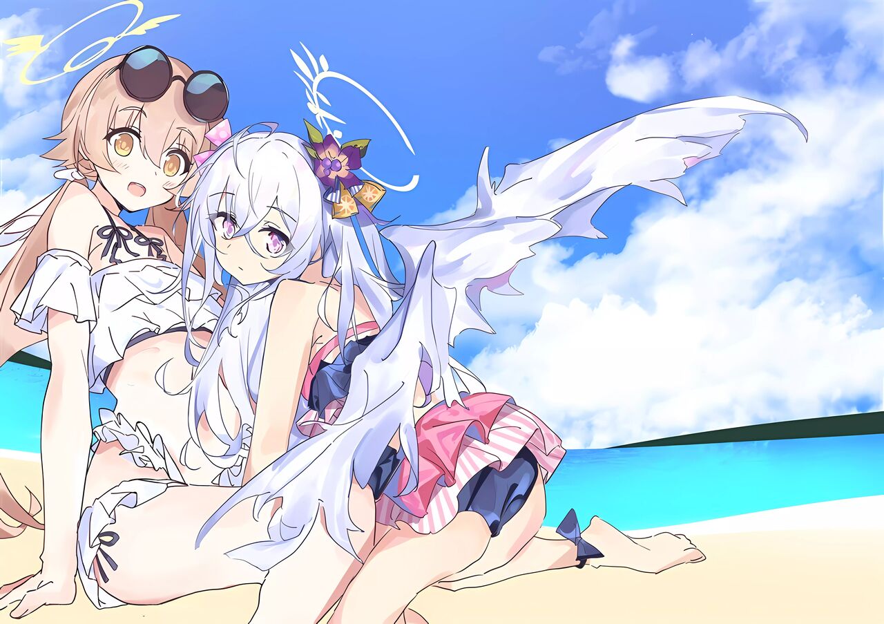 (C102) [Korokoro Saikoro (Choco Dice)] Natsuzora Aoku | Summer Light (Blue Archive) [English] [Vincente090] imagen número 1