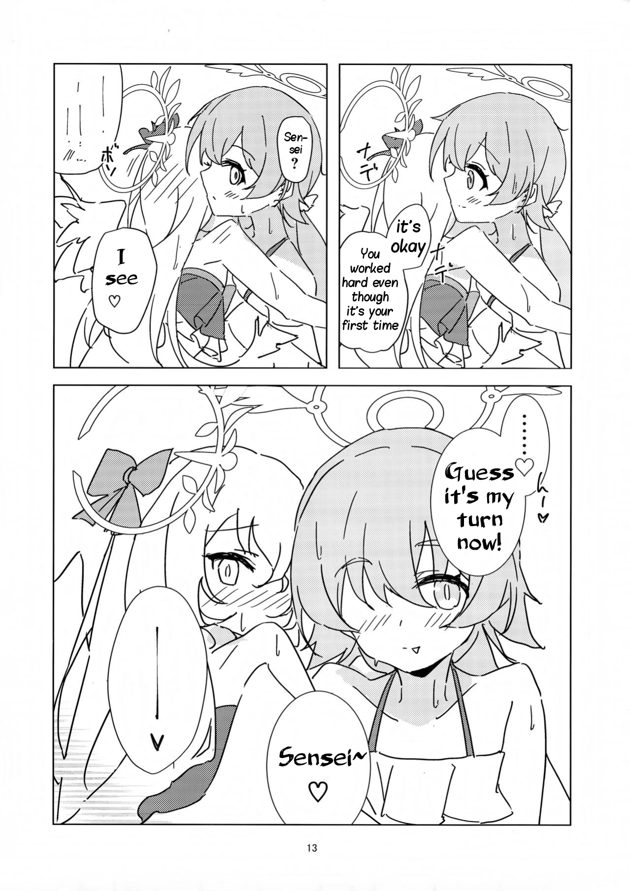 (C102) [Korokoro Saikoro (Choco Dice)] Natsuzora Aoku | Summer Light (Blue Archive) [English] [Vincente090] imagen número 12