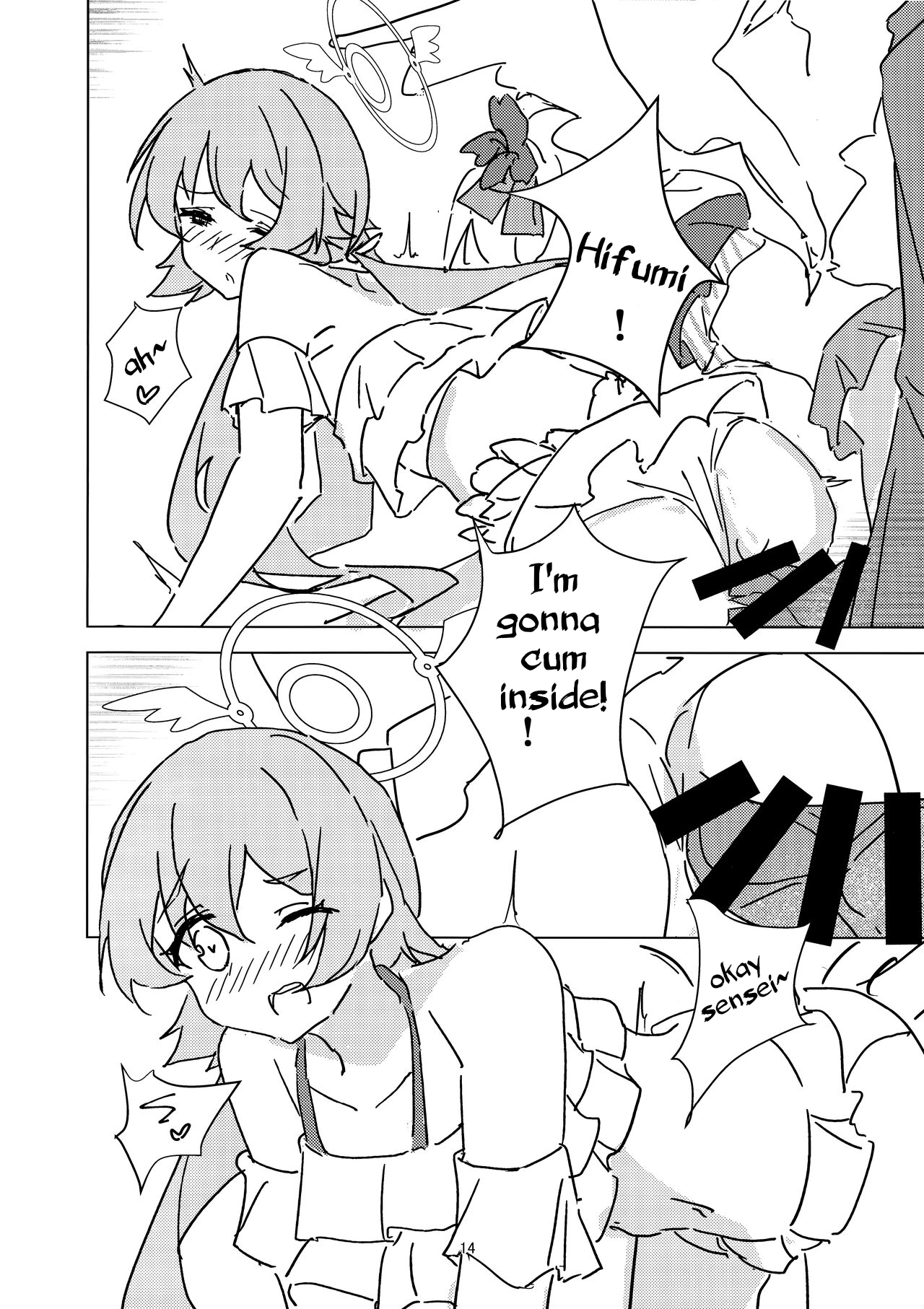 (C102) [Korokoro Saikoro (Choco Dice)] Natsuzora Aoku | Summer Light (Blue Archive) [English] [Vincente090] imagen número 13