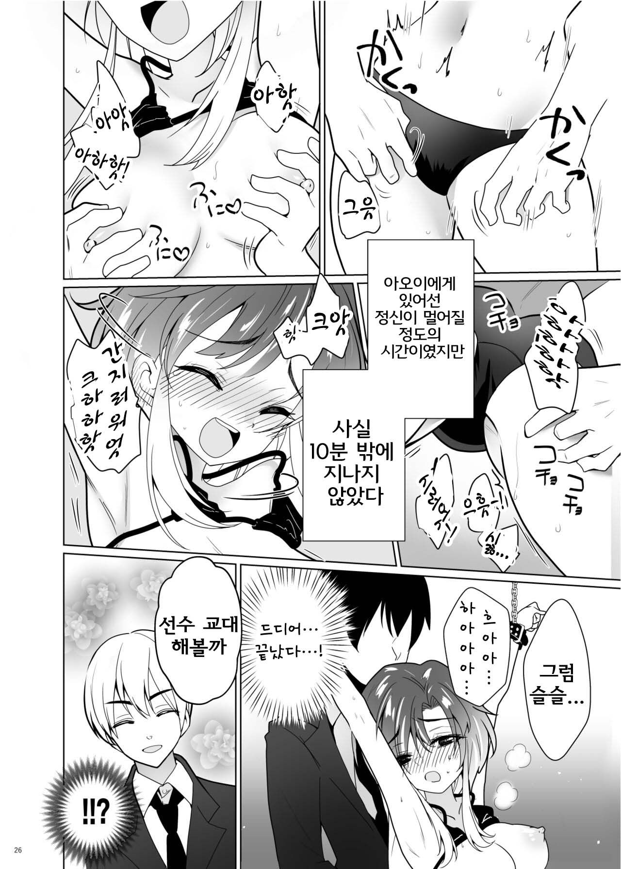 [Uchuu Koala (ppw)] Kusuguri Paradox -Shinada Aoi- - Tickle Paradox Shinada Aoi | 간지럼 패러독스 -시나다 아오이- [Korean] [Digital] numero di immagine  24