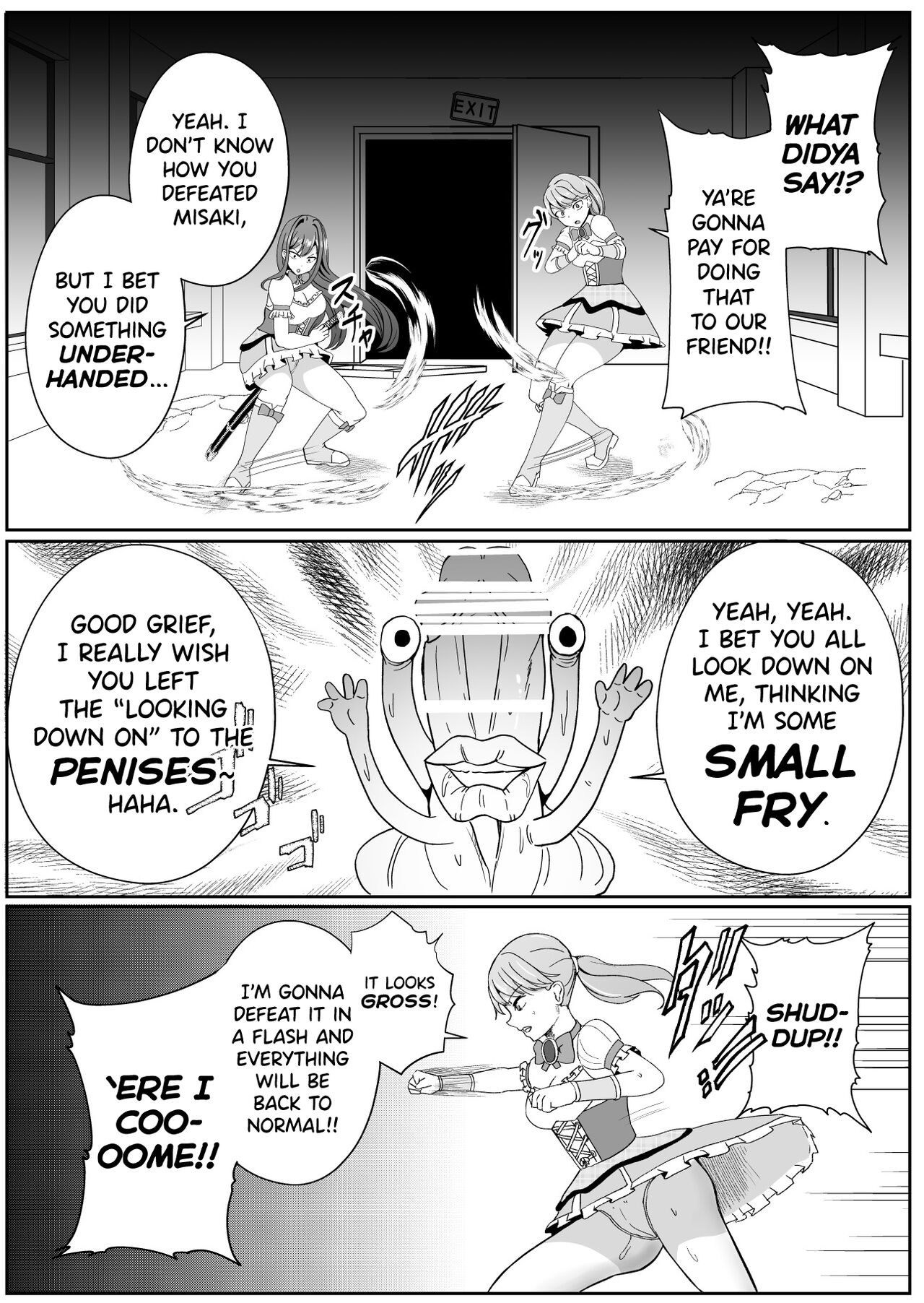 [Icchao Murasakiimoren new] Chinpo ni Kiseisare Kintama ni Jinkaku o Utsusareta Mahou Shoujo [English] [bribiri] image number 15