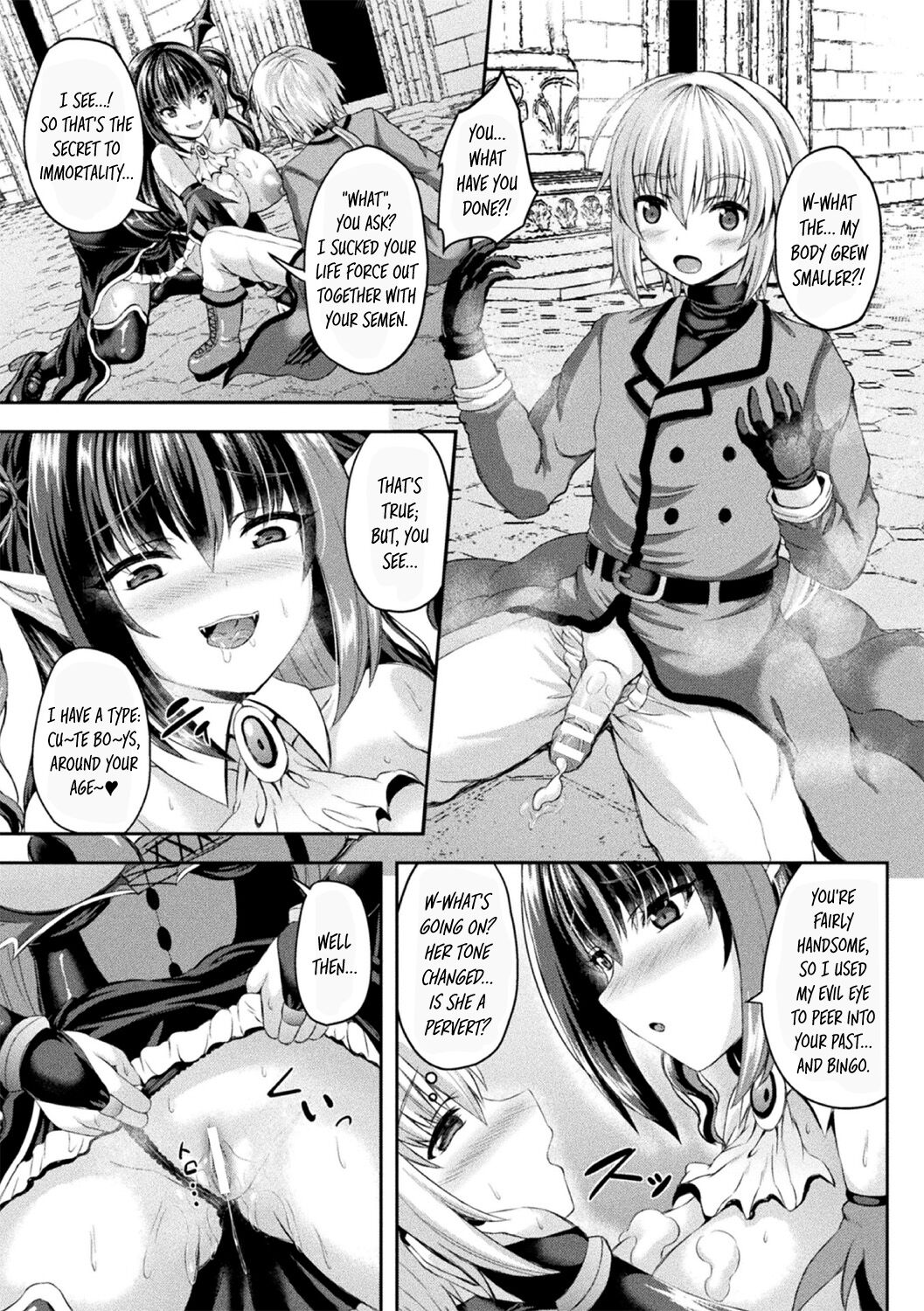 [Shion] Kyuuketsuki wa Toshishita Hunter ga Osuki | The Vampire Princess Likes the Young Hunter (Bessatsu Comic Unreal Jingai Onee-san ni Yoru Amayakashi Sakusei Hen Vol. 3) [English] [DKKMD Translations] [Digital] изображение № 7