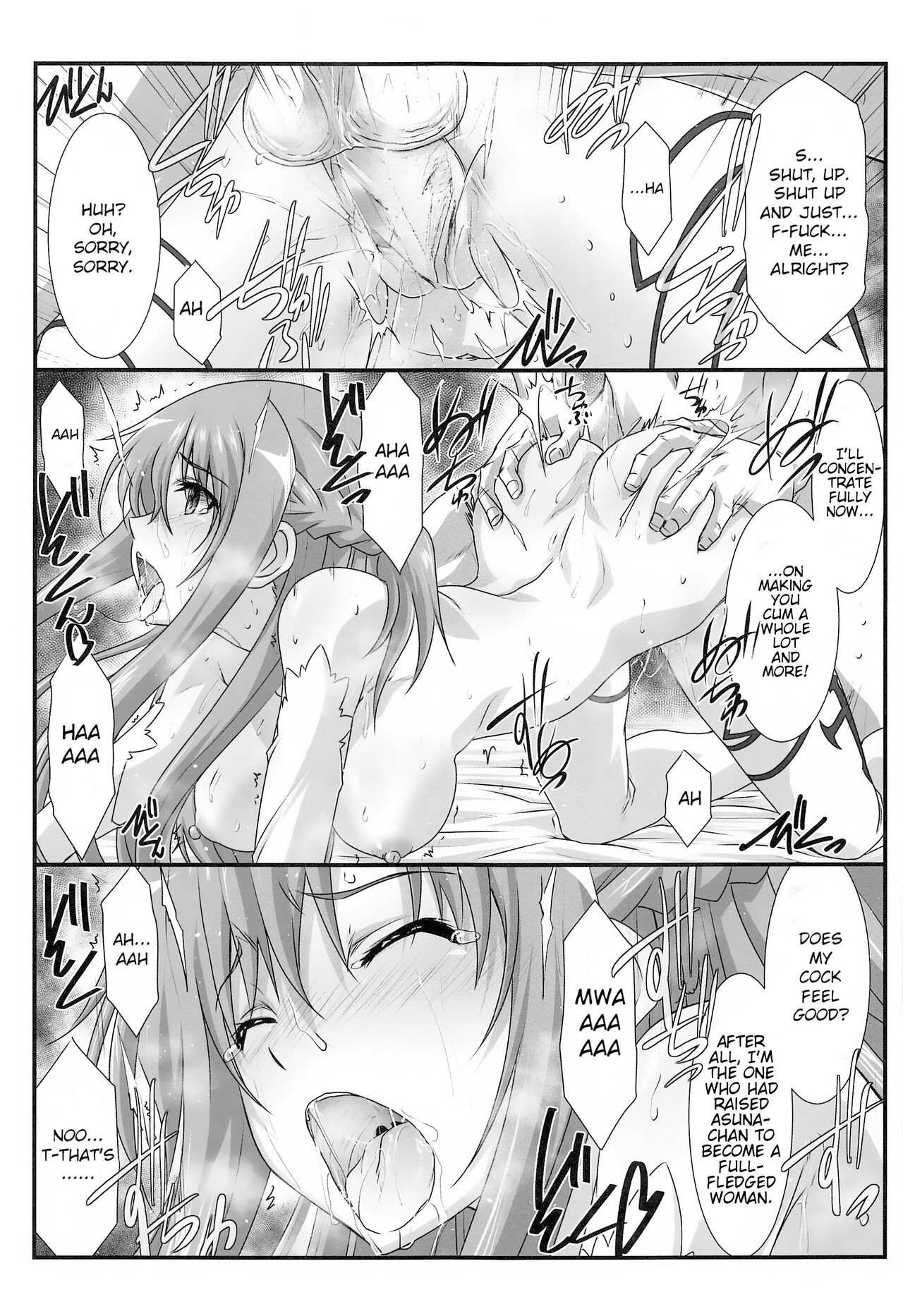 (C99) [STUDIO TRIUMPH (Mutou Keiji)] Astral Bout Ver. SAO (Sword Art Online) [English] [DeepCreamPy Decensored] 画像番号 18