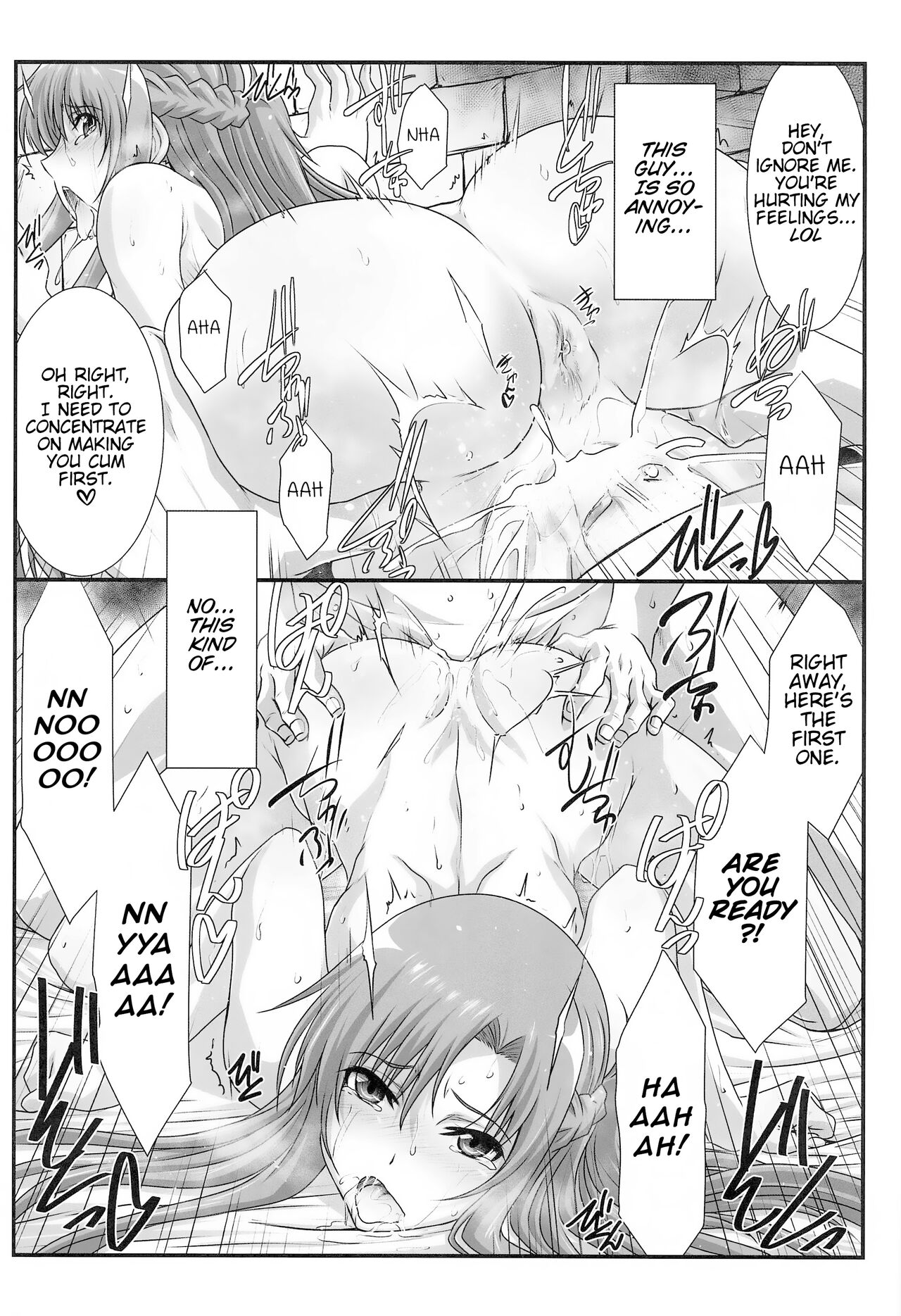 (C99) [STUDIO TRIUMPH (Mutou Keiji)] Astral Bout Ver. SAO (Sword Art Online) [English] [DeepCreamPy Decensored] 画像番号 37
