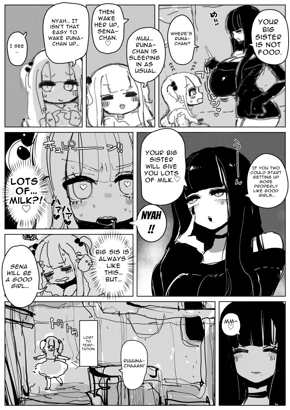 [KIKIMETAL] Ochinpo Milk Sisters ~Tokunou Tairyou! Shasei Shimakuri Ikimakuri! Kyonyuu Kyokon no Shimai no Nichijou~  | Dick Milk Sisters ~Copious Cum! Orgasms Galore! A day in the life of Busty Girthy Sisters~ [English] [T's Translations] numero di immagine  5