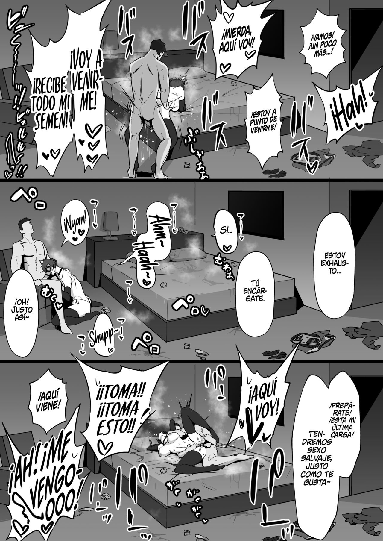 [Misaki (T-Man)] Un libro sobre como tener sexo con una amiga de la infancia que es un popular príncipe entre las chicas, pero que en realidad es una gata masoquista [NekoCreme] [Spanish] numero di immagine  42