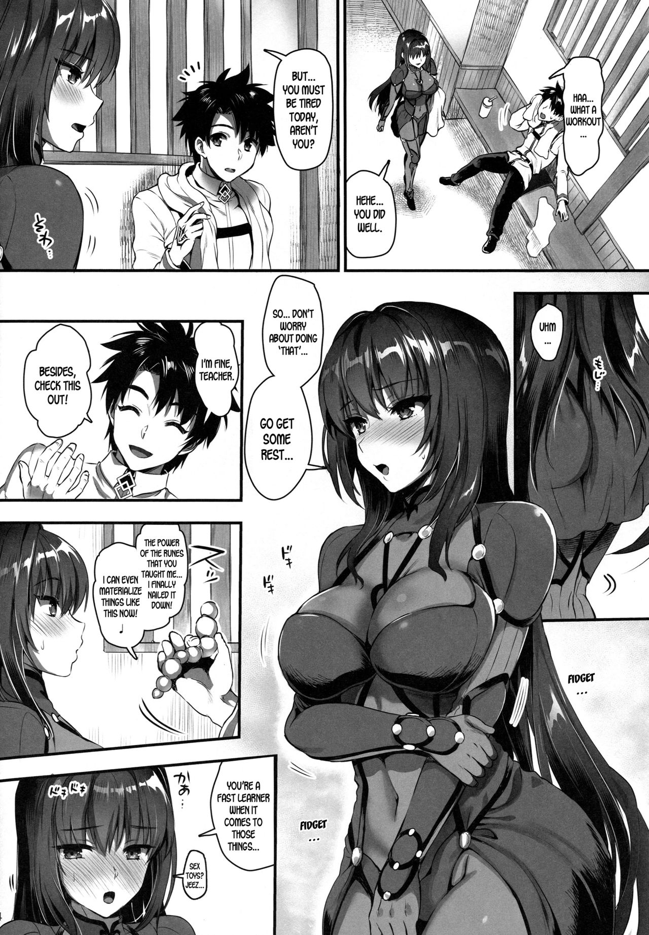 (C95) [YURIRU-RARIKA (Kojima Saya, Lazu)] Majutsu Junkou Scathach Anal Seikou - Anal Fuck with Scathach (Fate/Grand Order) [English] [desudesu] numero di immagine  3