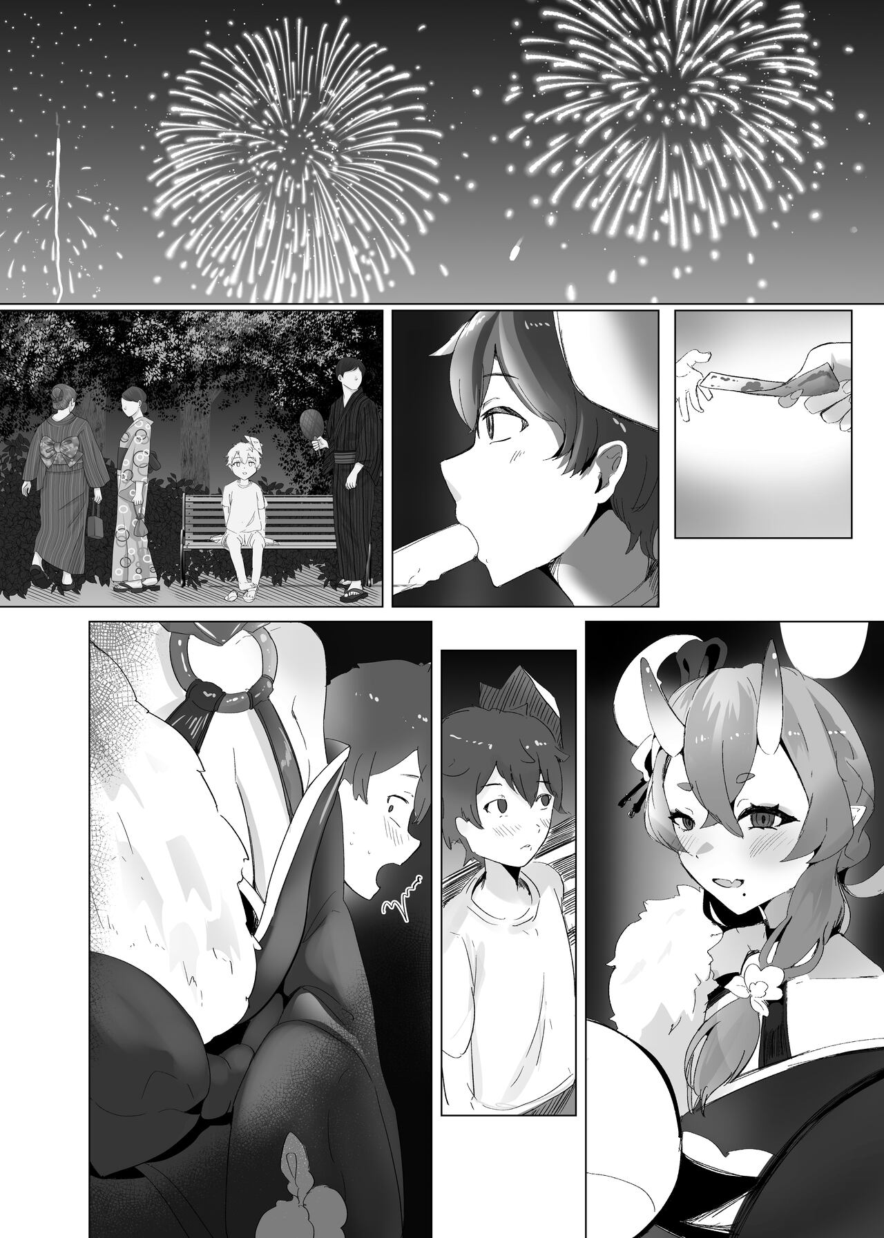 [Usagi no Heya (Kanpancake)] Ma Natsu ni majin no Kimi to naisho no koto (Nijisanji) [Digital] imagen número 45