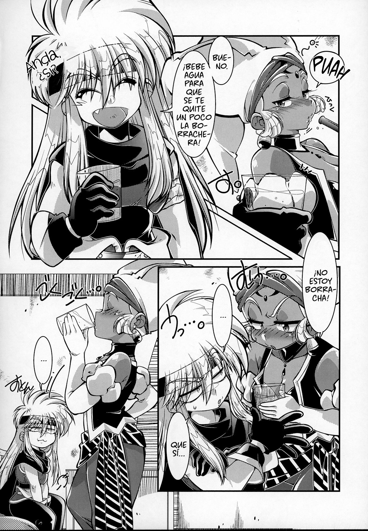 (C96) [RinRinDou (Suzusato Rinka)] Tokimeki wa Prism (Gokudo-kun Manyuuki) [Spanish] image number 5