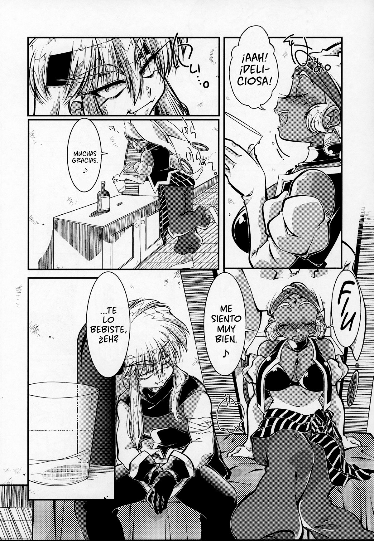 (C96) [RinRinDou (Suzusato Rinka)] Tokimeki wa Prism (Gokudo-kun Manyuuki) [Spanish] image number 6