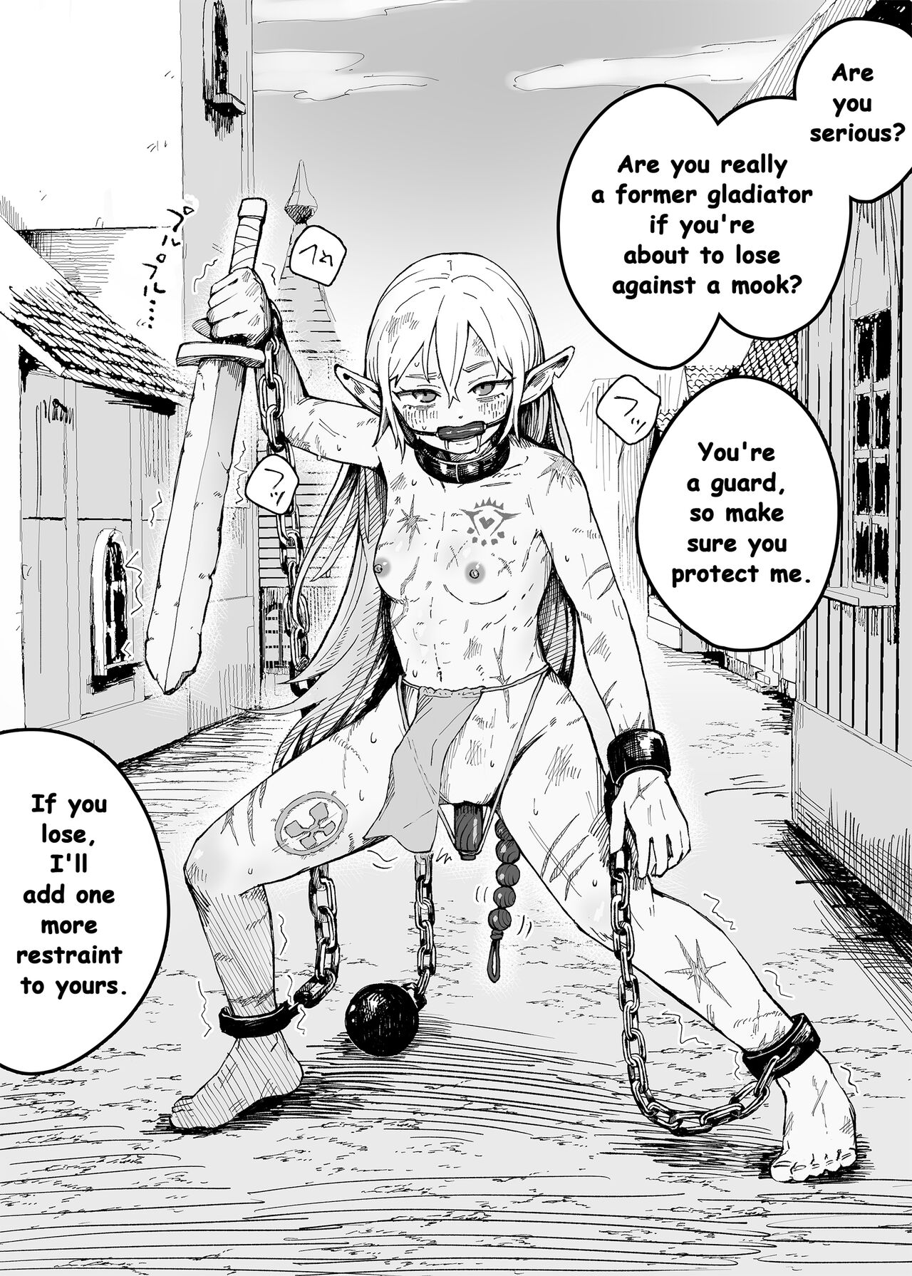 [Iwaku Waku] Dorei Kentoushi no Tsukaikata | How to Use Slave Gladiators [Japanese, English] numero di immagine  3