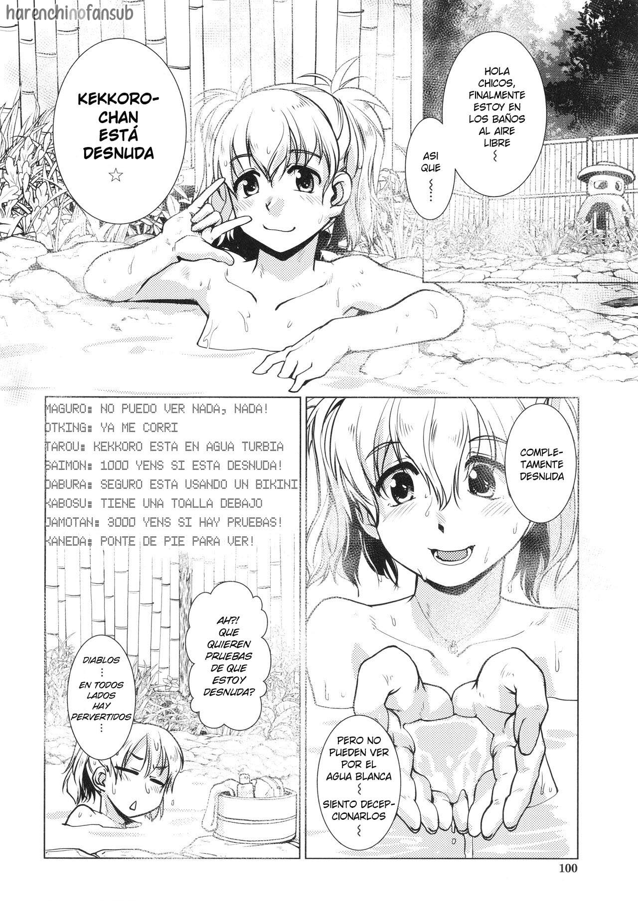 [Kamotama] Futanari Okami no Namahame Hanjouki [Spanish] [Harenchi no Fansub] [Decensored] image number 91