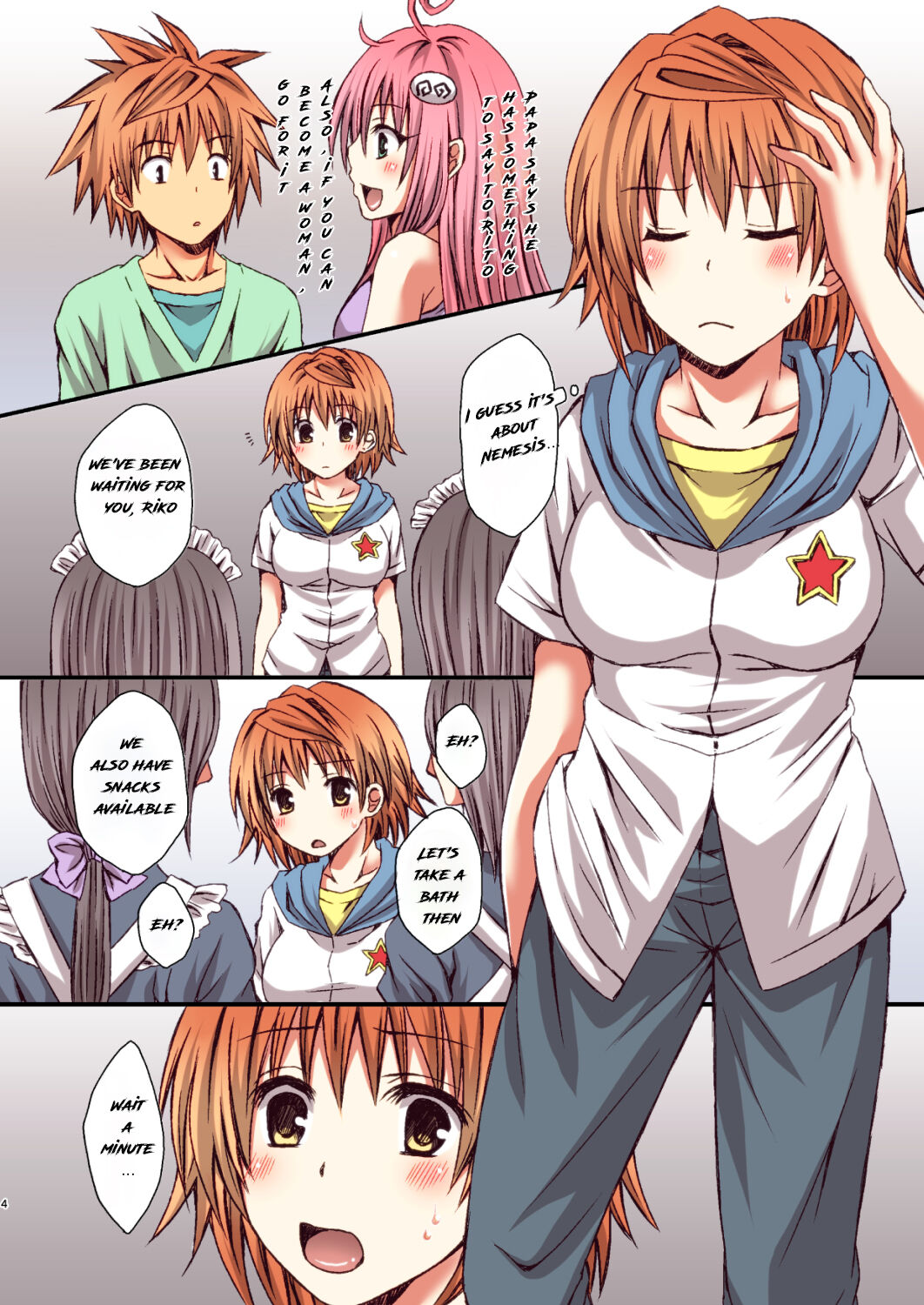 [Hyogetsu (Momonoki Fum)] Riko no Aijin Keiyaku (To LOVE-Ru)  [English] [EHCOVE] image number 4