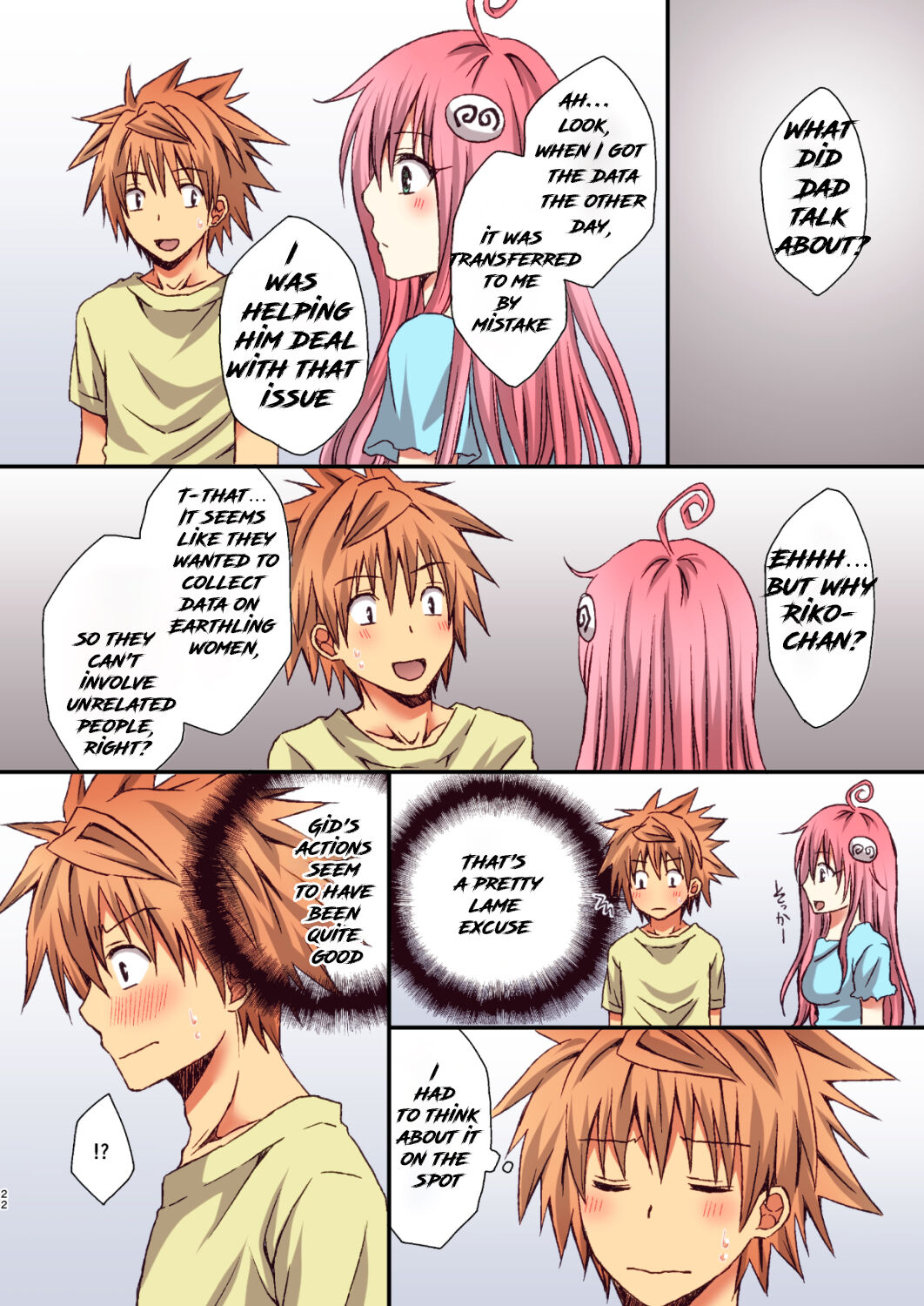 [Hyogetsu (Momonoki Fum)] Riko no Aijin Keiyaku (To LOVE-Ru)  [English] [EHCOVE] image number 22