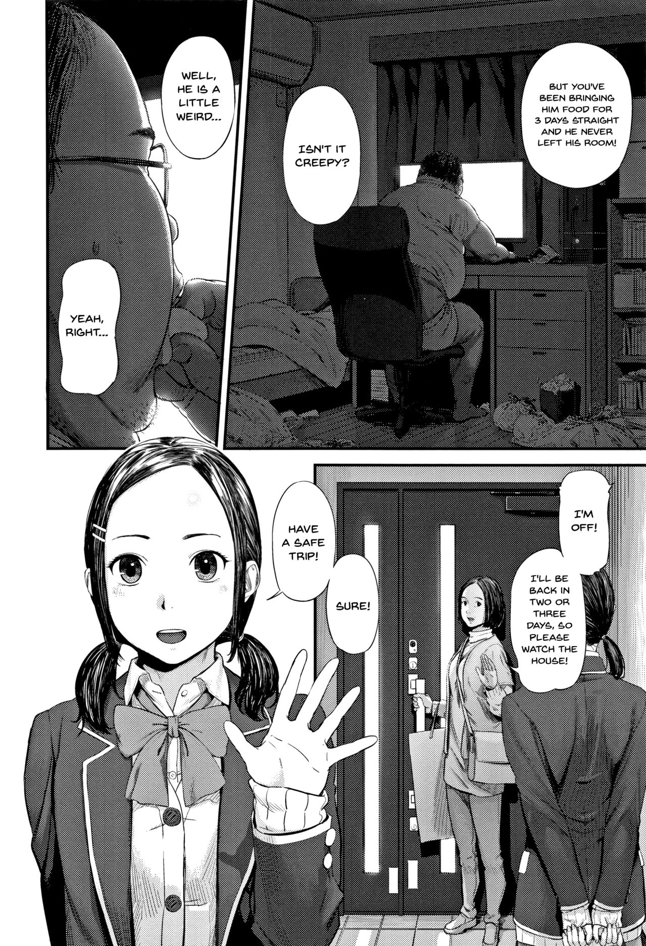 [Turiganesou] RusubanDenwa | Answering Machine (Hijitsuzaisei Shoujo) [English] {Doujins.com} 图片编号 2