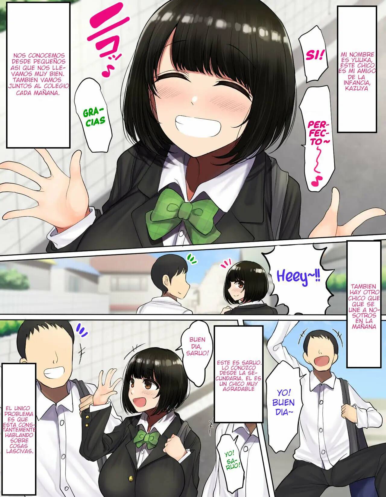 [Hamusuta-nonikomi (Motsuaki)] Kakko Tsukete Eroi Koto ni Kyoumi Nai Furi Shitetara Ore no Hou ga Saki ni Suki datta Osananajimi o Erozaru no Tomodachi ni Torareru Ohanashi [Spanish] 4eme image