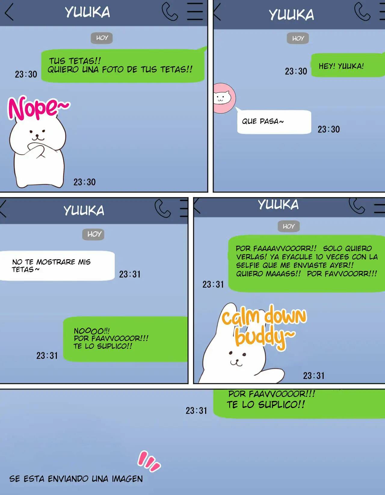 [Hamusuta-nonikomi (Motsuaki)] Kakko Tsukete Eroi Koto ni Kyoumi Nai Furi Shitetara Ore no Hou ga Saki ni Suki datta Osananajimi o Erozaru no Tomodachi ni Torareru Ohanashi [Spanish] 15eme image