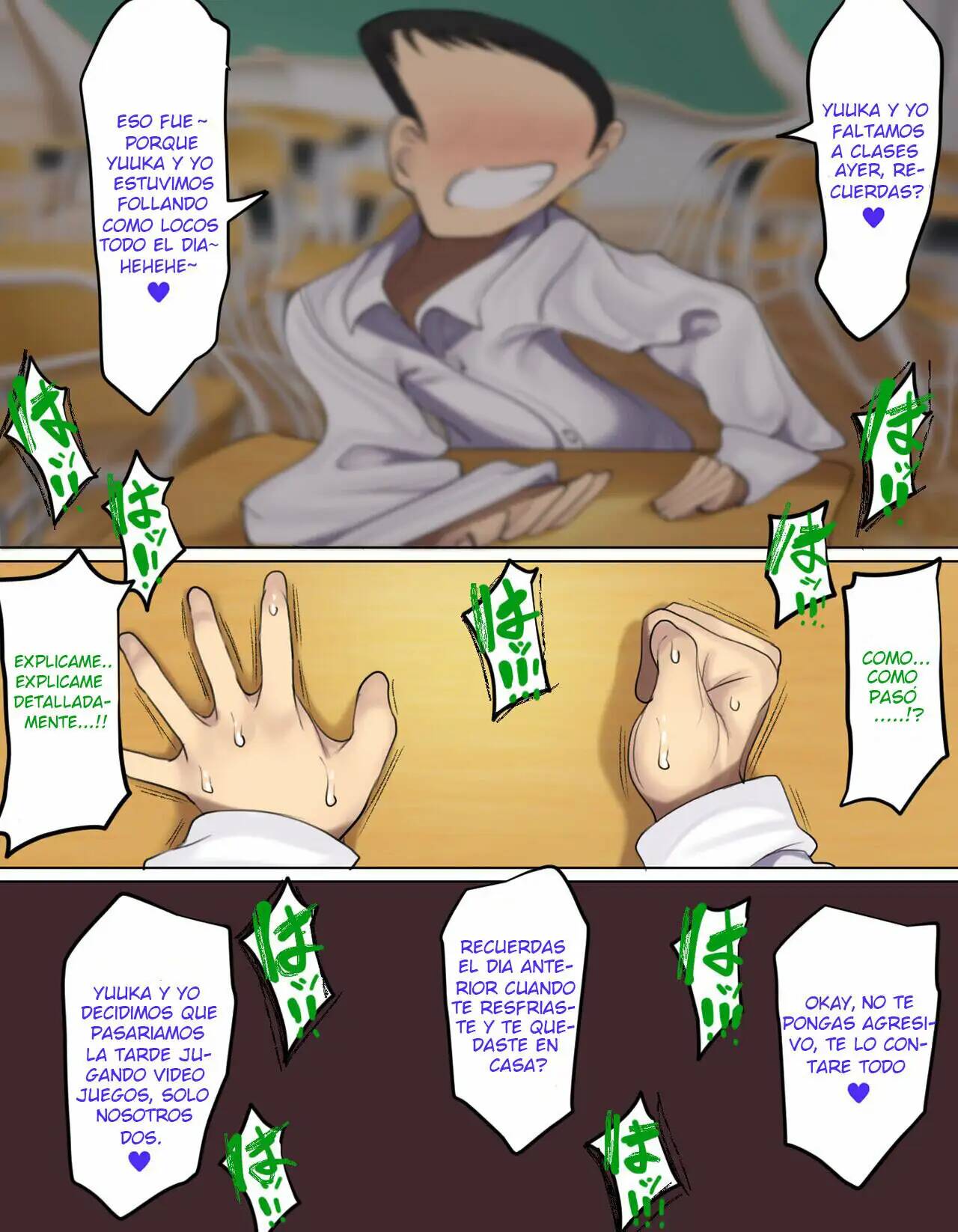 [Hamusuta-nonikomi (Motsuaki)] Kakko Tsukete Eroi Koto ni Kyoumi Nai Furi Shitetara Ore no Hou ga Saki ni Suki datta Osananajimi o Erozaru no Tomodachi ni Torareru Ohanashi [Spanish] 37eme image