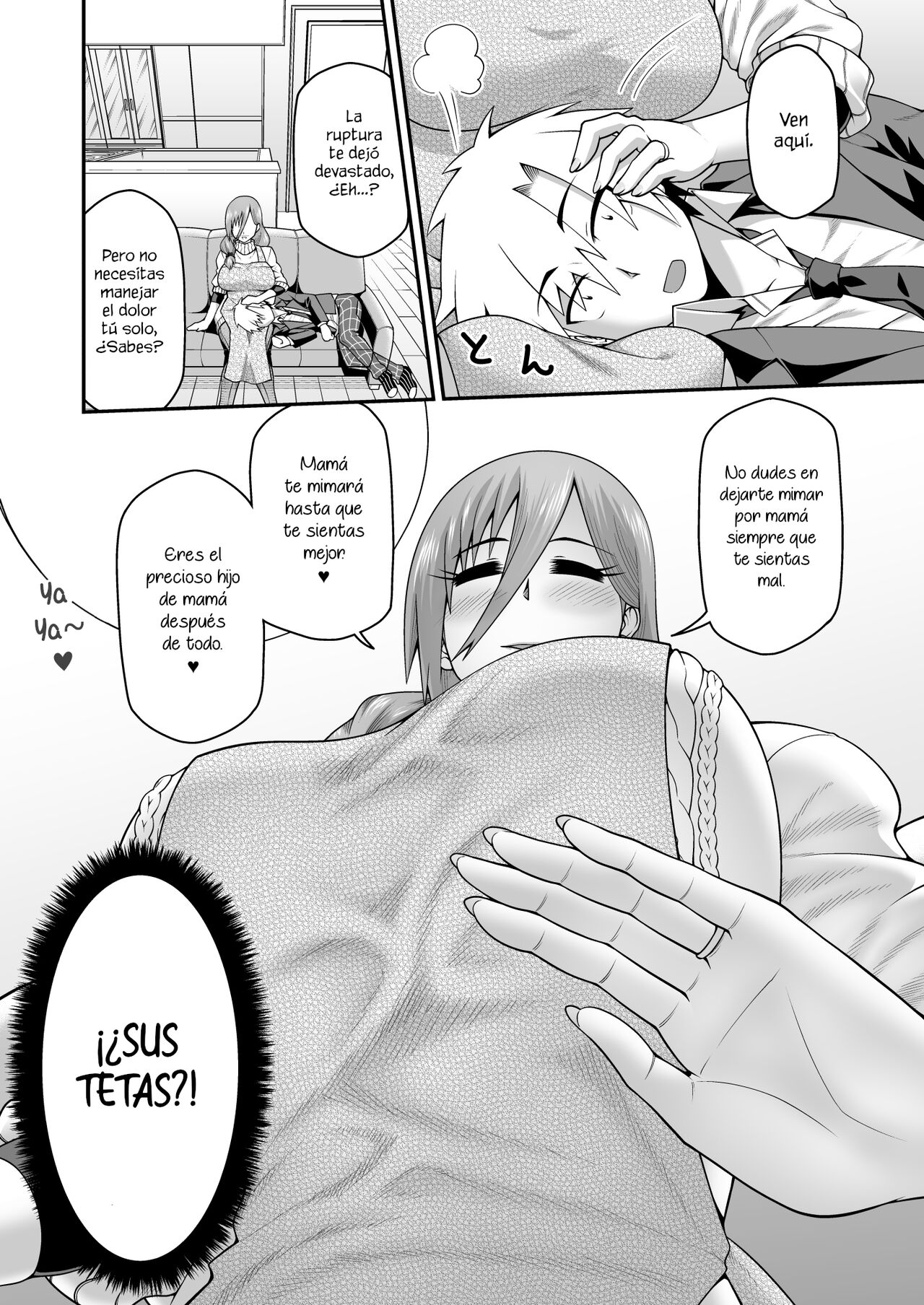 [Gekidan☆Onigashima (Shimayu)] Amaama na Mama ni Amayakasaretai [Spanish] [NeoDark Fansub] image number 5