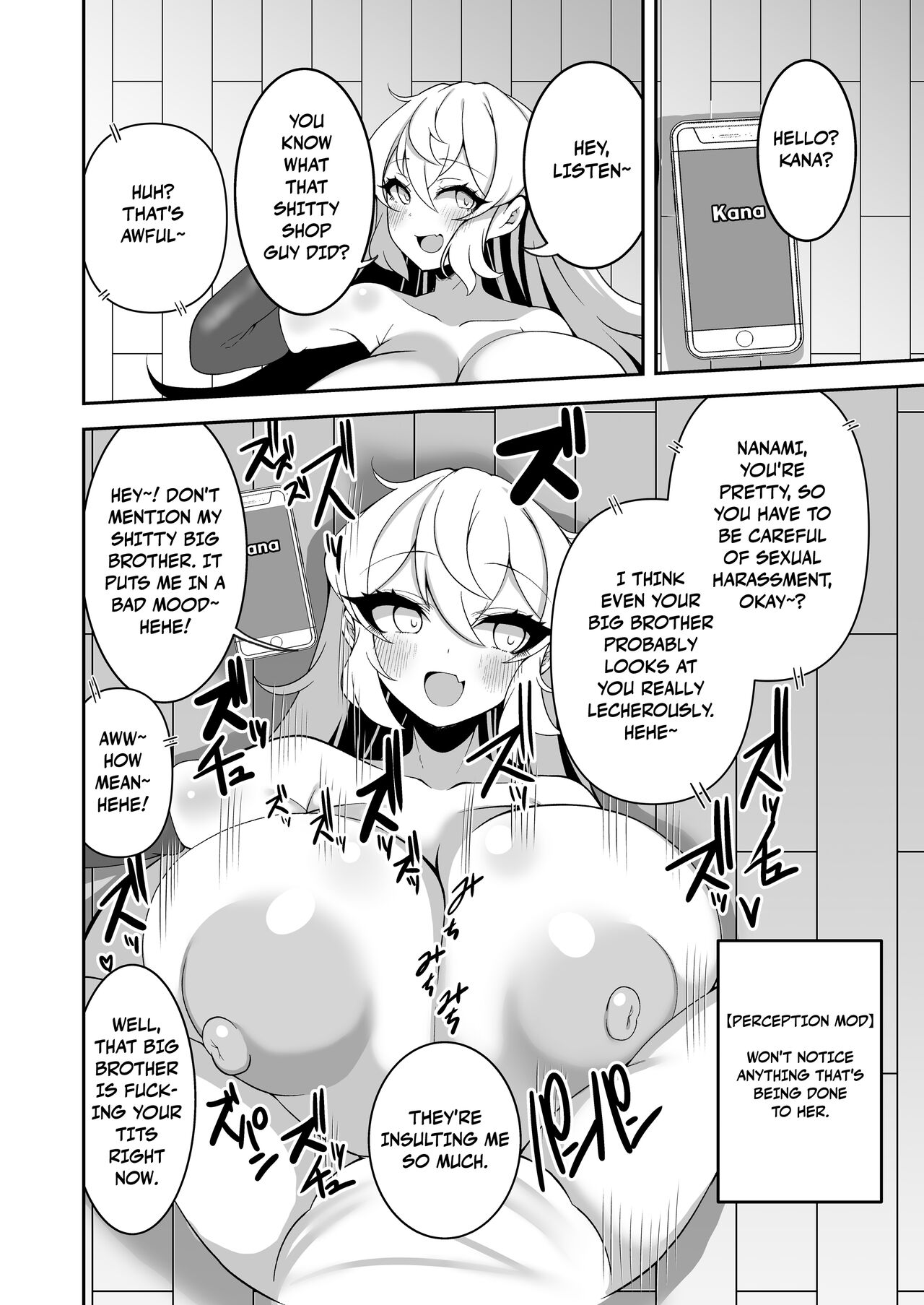 [Yakousei Fanclub] Sennou Kaihen Appli de Namaiki na Imouto wo Tsugou no Ii Onaho ni Suru Hanashi | Using a Brainwashing and Modding App to Turn My Cheeky Little Sister Into a Convenient Onahole [English] image number 15