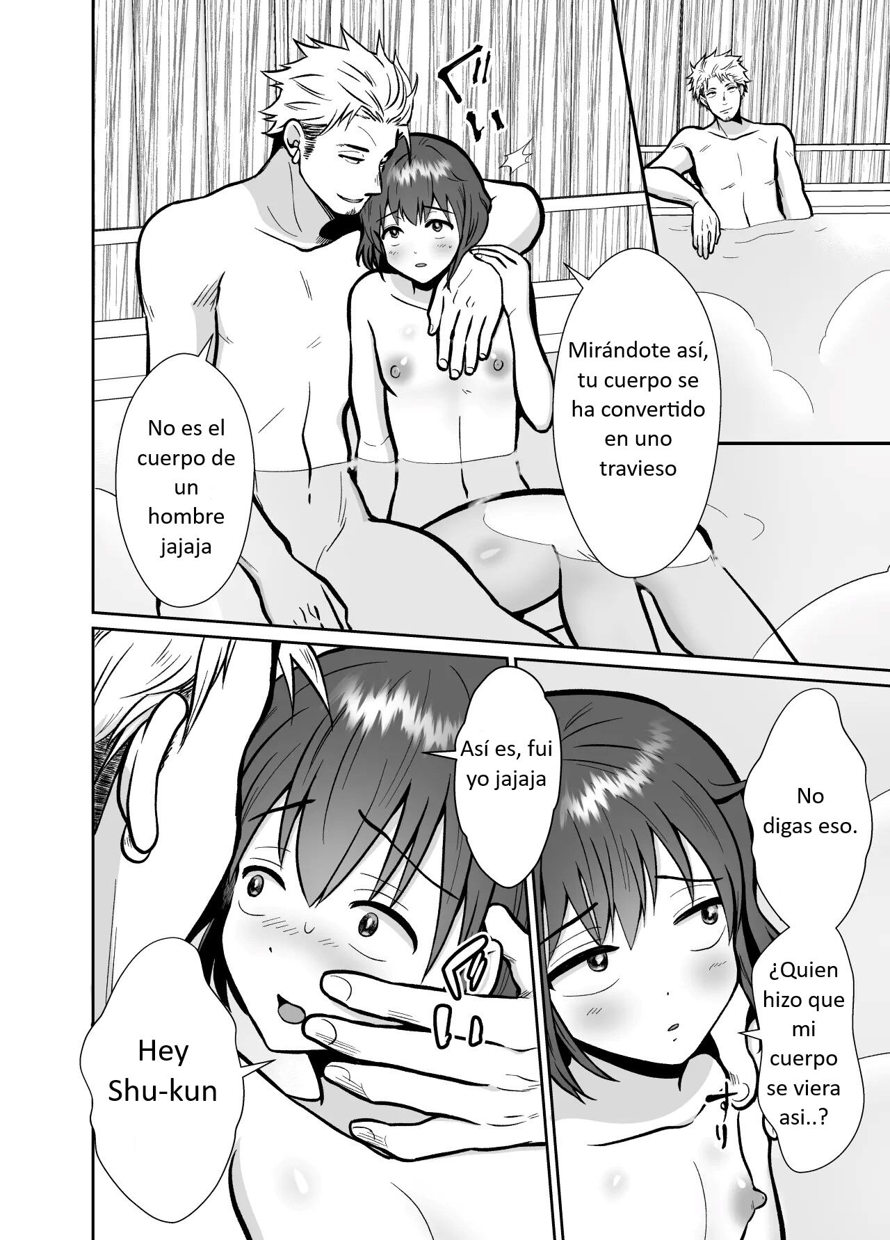 [Kinokko (Taguchi Monyata)] Kareshi Mochi MenHeal Joshi ni Koi o Shita Boku no Matsuro 3 [Spanish] image number 33