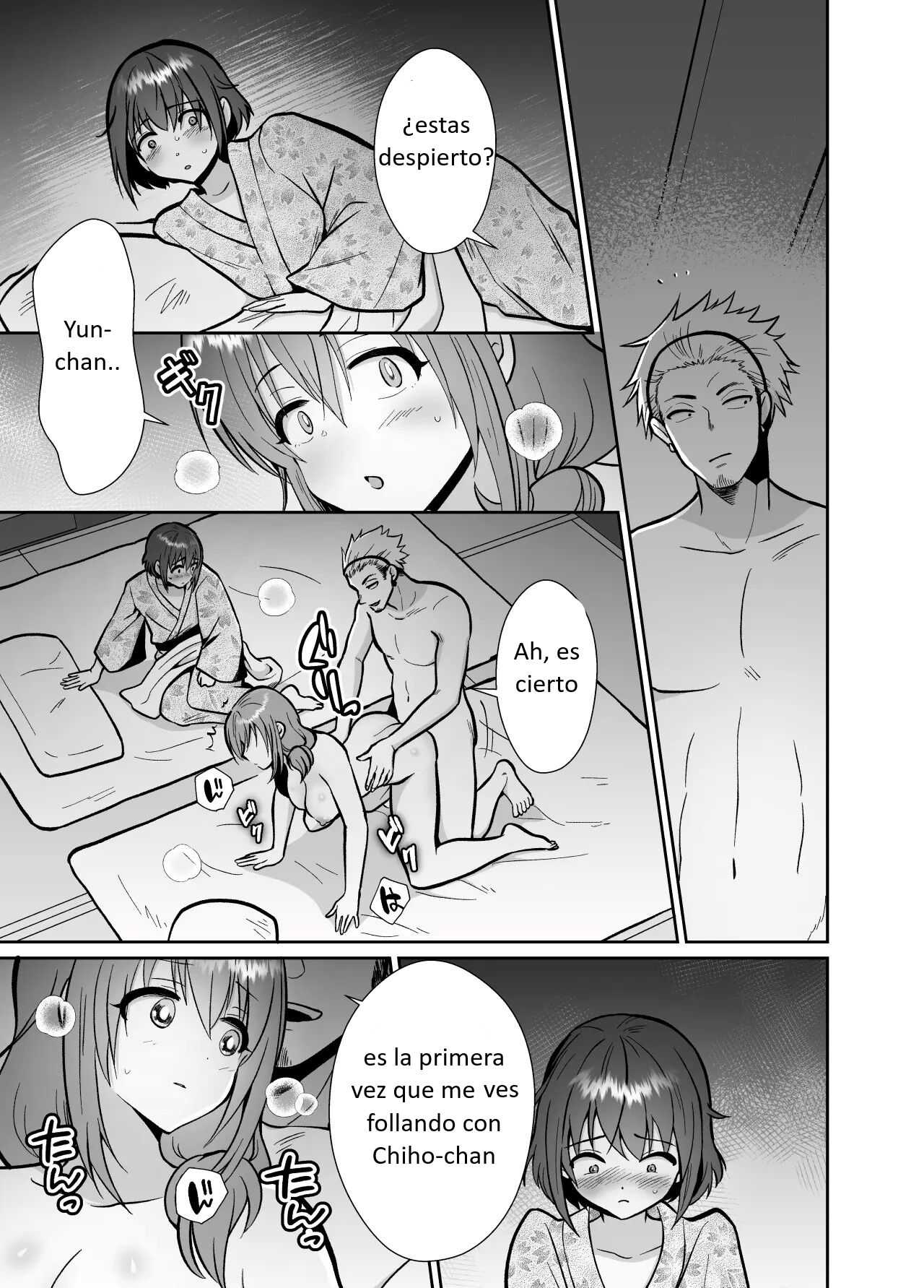 [Kinokko (Taguchi Monyata)] Kareshi Mochi MenHeal Joshi ni Koi o Shita Boku no Matsuro 3 [Spanish] image number 44