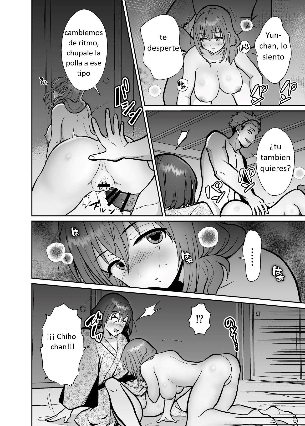 [Kinokko (Taguchi Monyata)] Kareshi Mochi MenHeal Joshi ni Koi o Shita Boku no Matsuro 3 [Spanish] image number 45