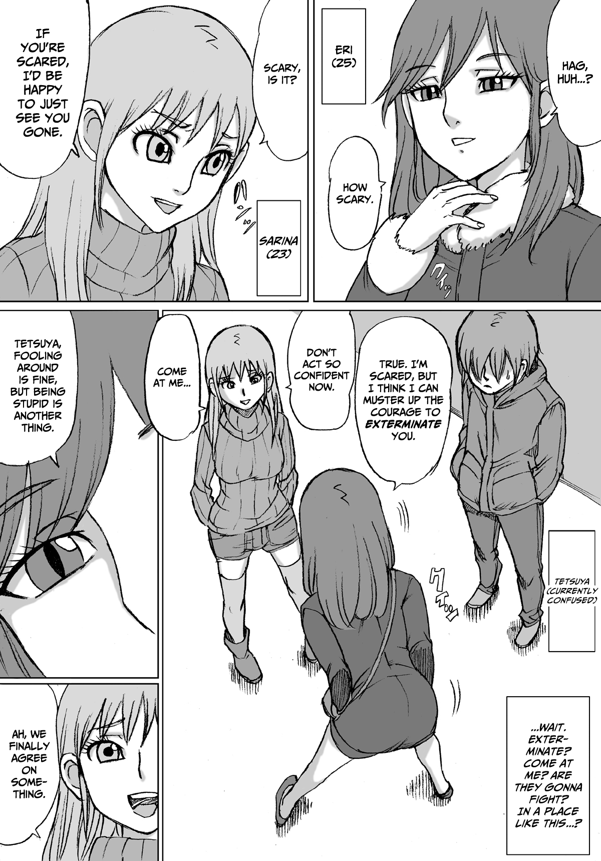 [Nekomajin] En En - super catfight!! [English] image number 4